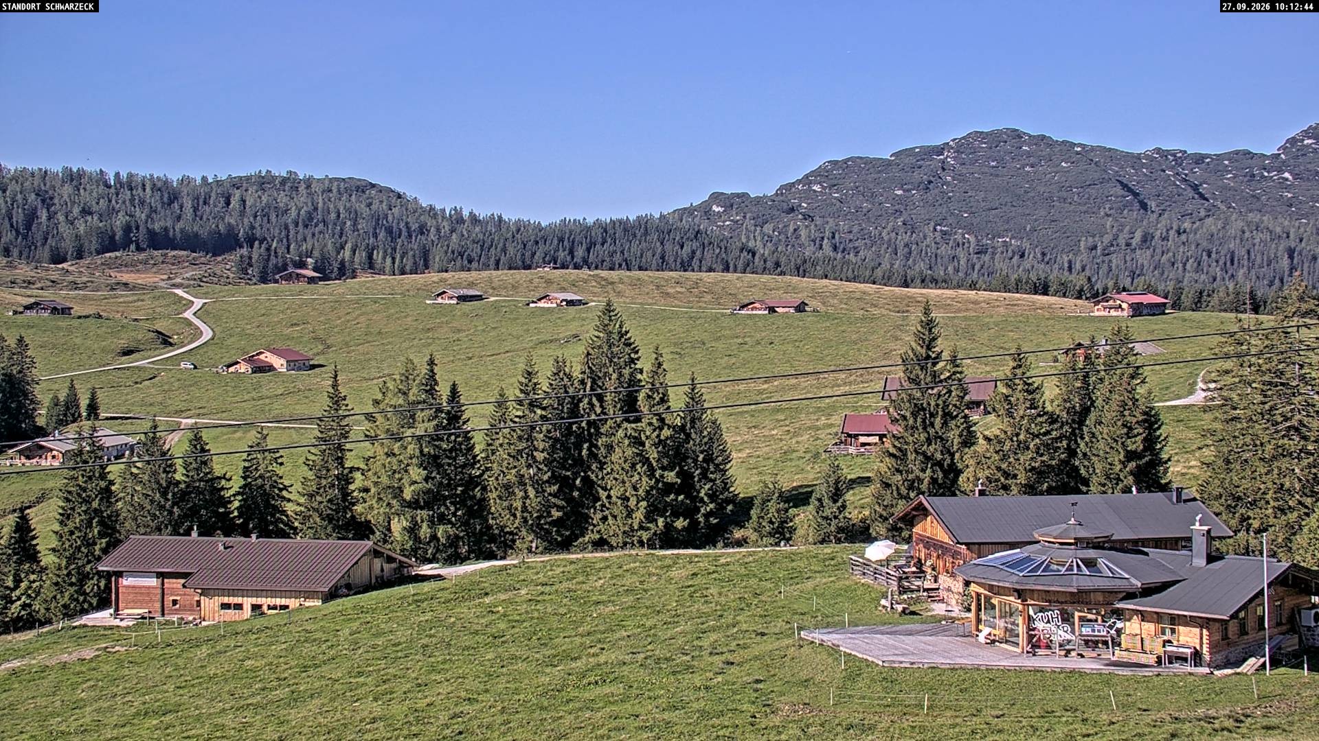 Archiv Foto Webcam Almenwelt Lofer: Rundwanderweg und Höhenloipe
