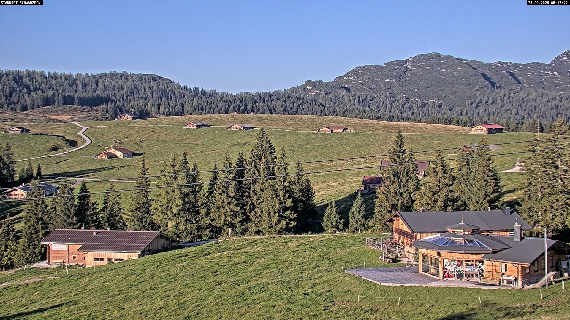 Archiv Foto Webcam Almenwelt Lofer: Rundwanderweg und Höhenloipe