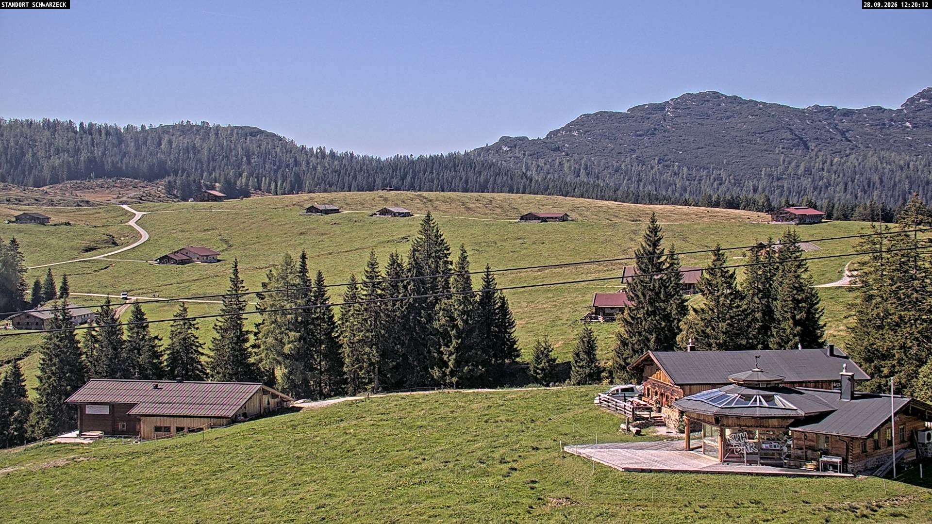 Archiv Foto Webcam Almenwelt Lofer: Rundwanderweg und Höhenloipe