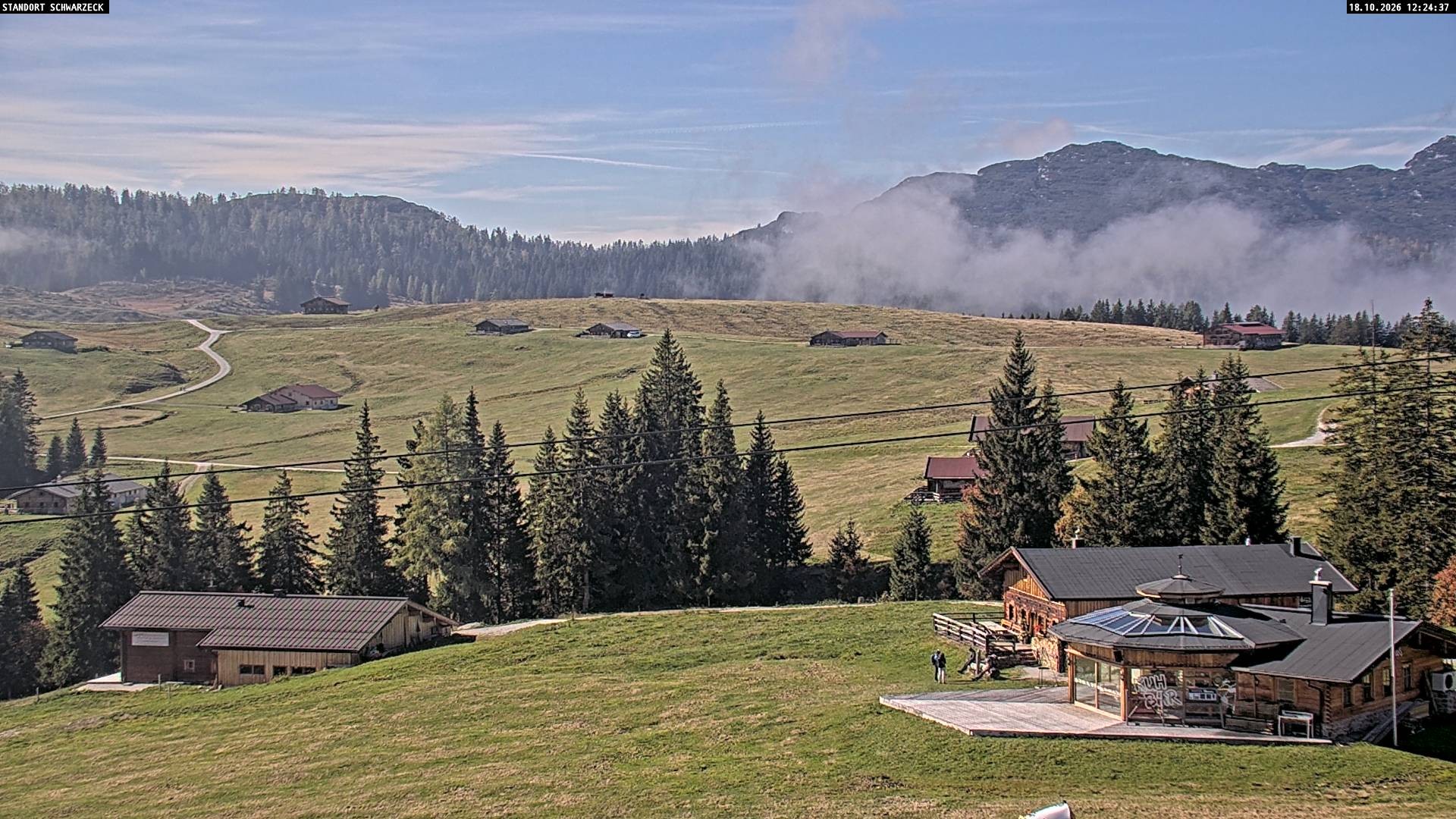 Archiv Foto Webcam Almenwelt Lofer: Rundwanderweg und Höhenloipe