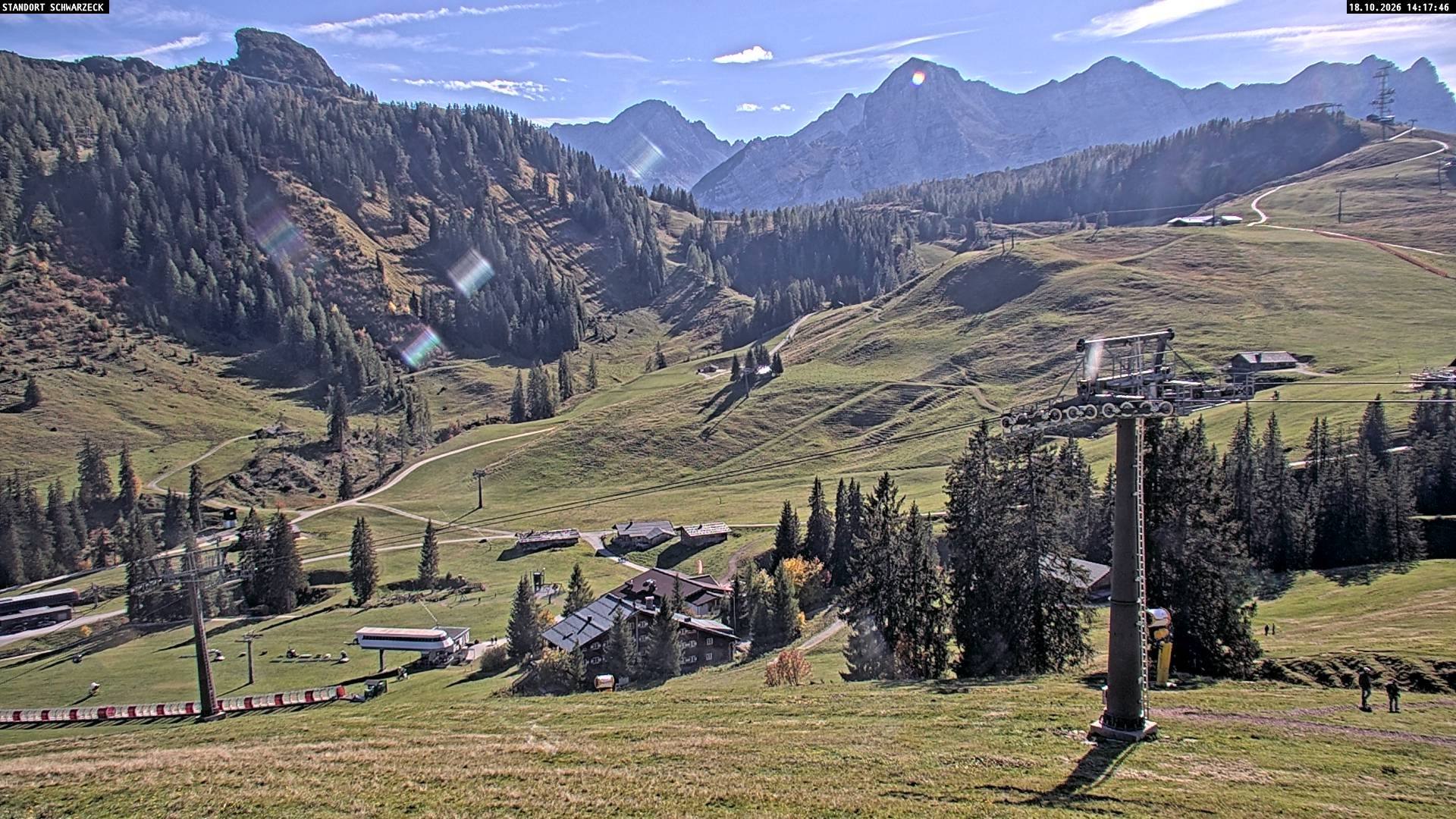 Archiv Foto Webcam Almenwelt Lofer: Rundwanderweg und Höhenloipe
