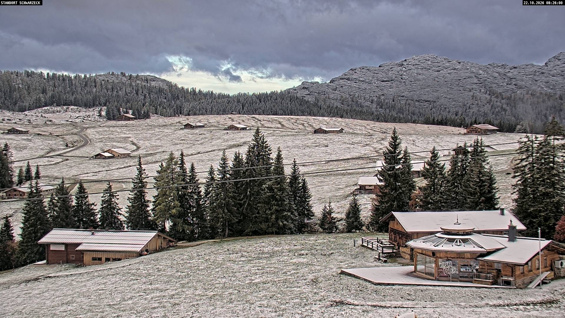 Archiv Foto Webcam Almenwelt Lofer: Rundwanderweg und Höhenloipe