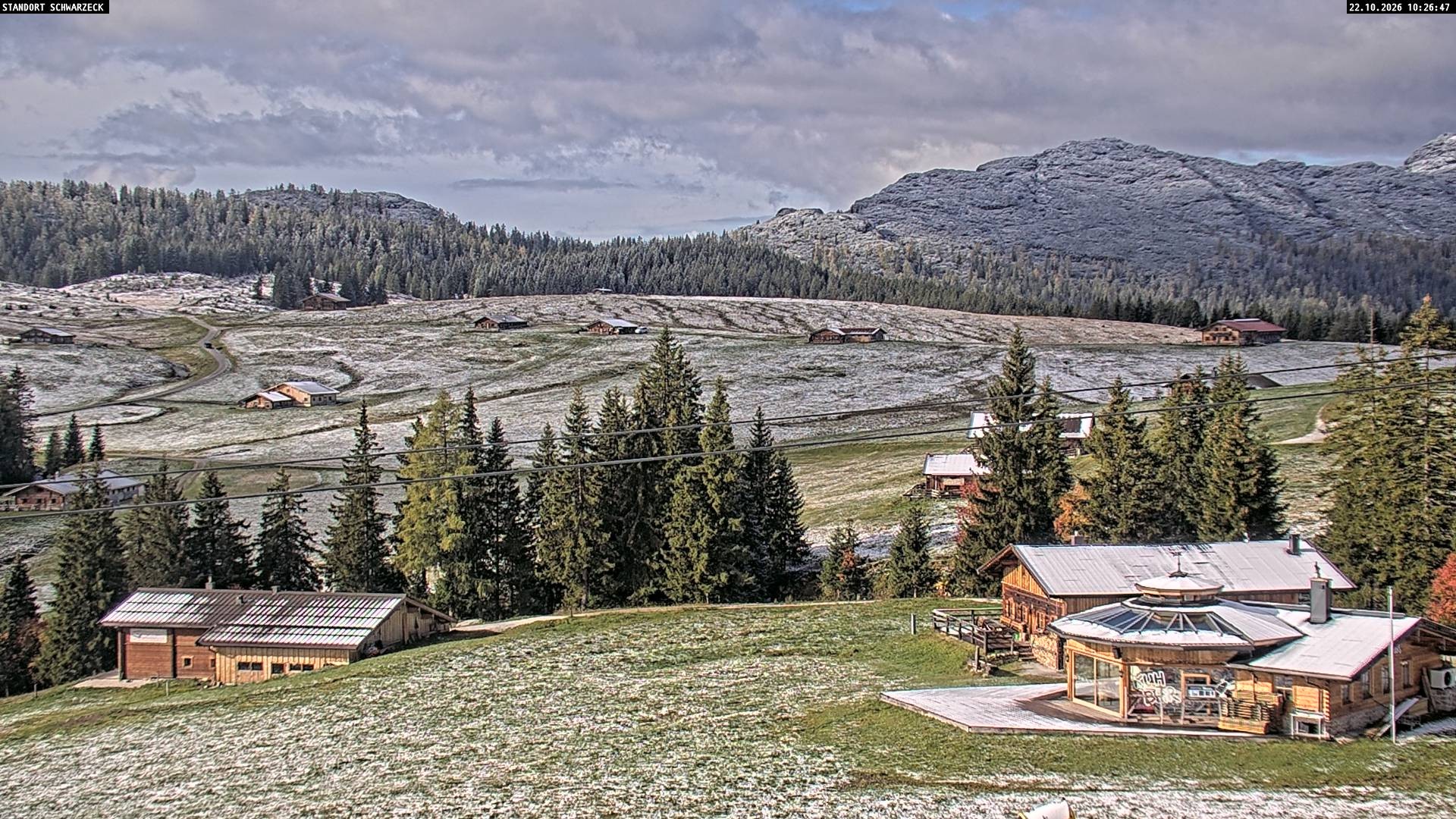 Archiv Foto Webcam Almenwelt Lofer: Rundwanderweg und Höhenloipe