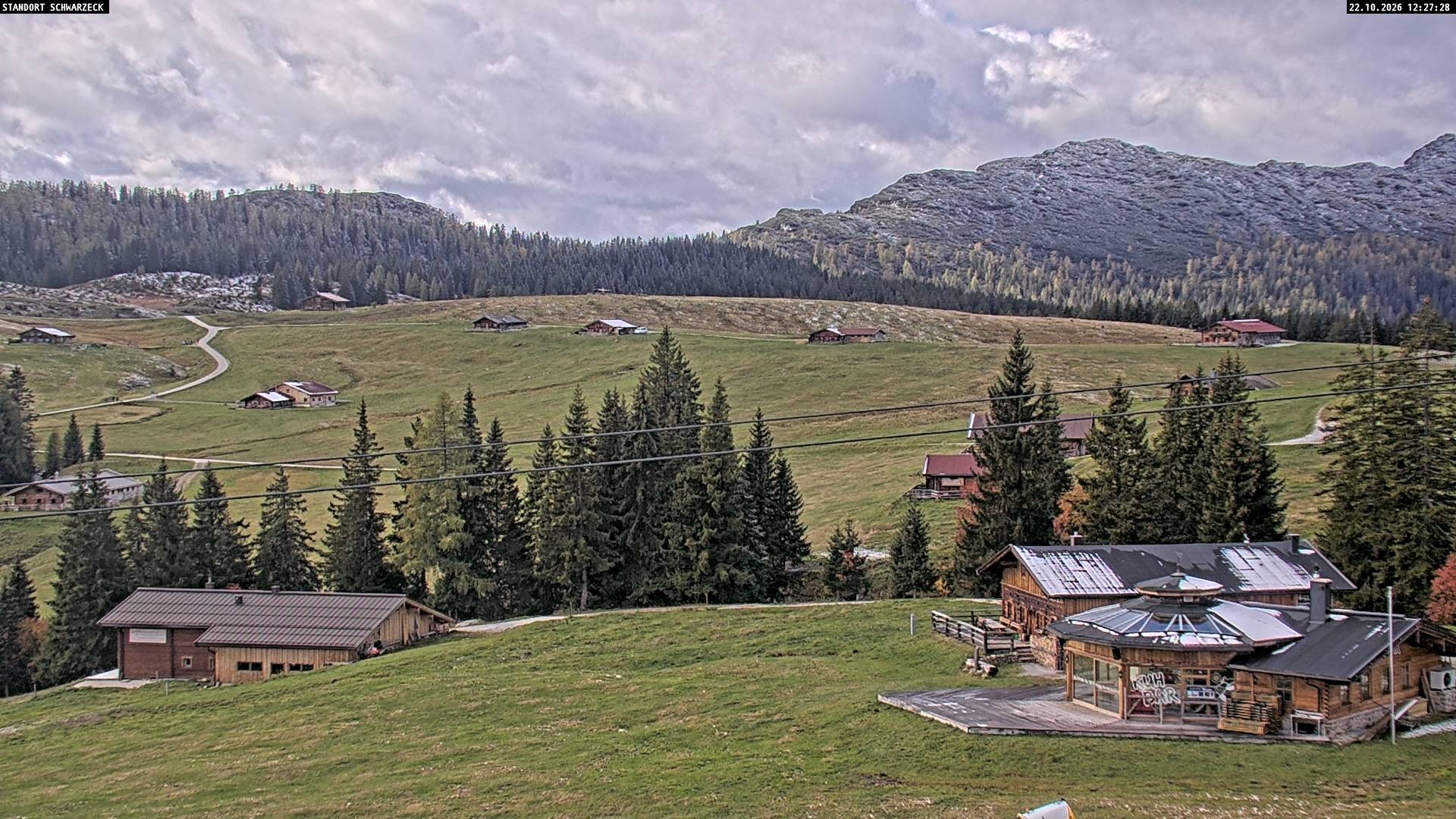 Archiv Foto Webcam Almenwelt Lofer: Rundwanderweg und Höhenloipe