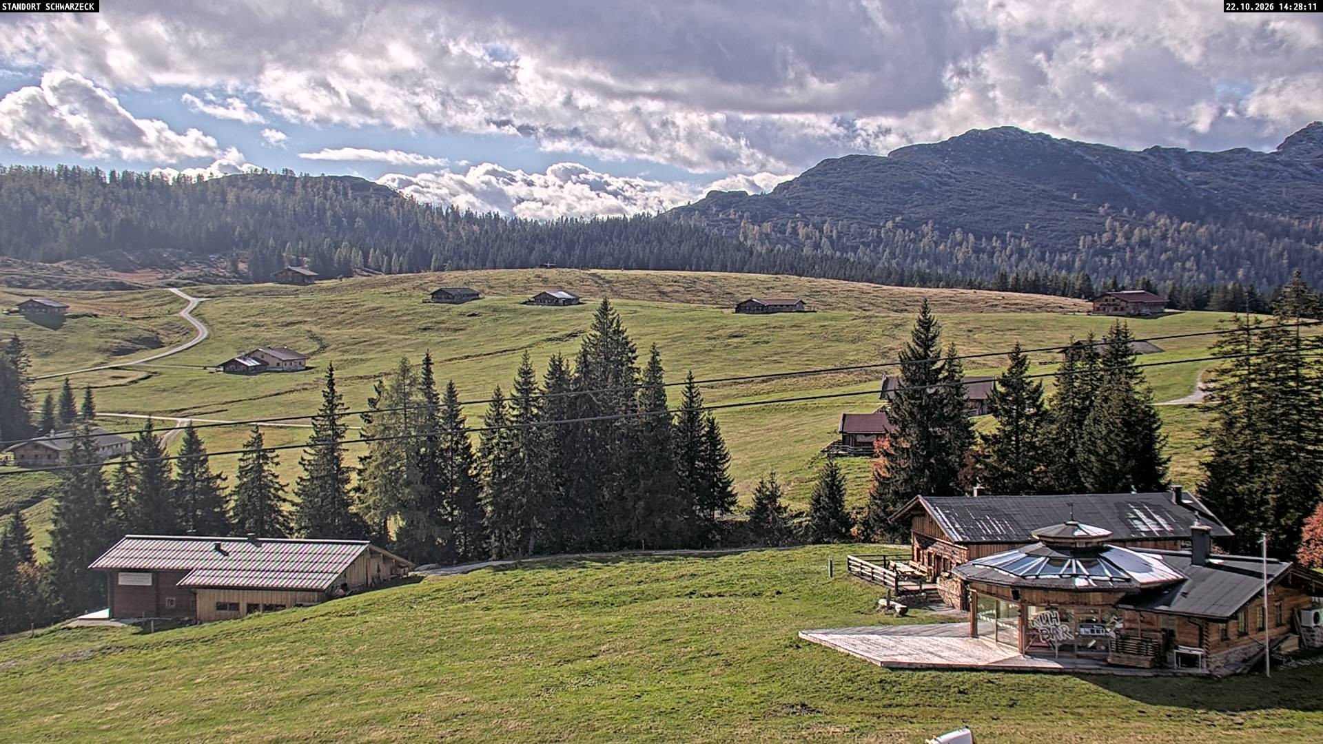Archiv Foto Webcam Almenwelt Lofer: Rundwanderweg und Höhenloipe