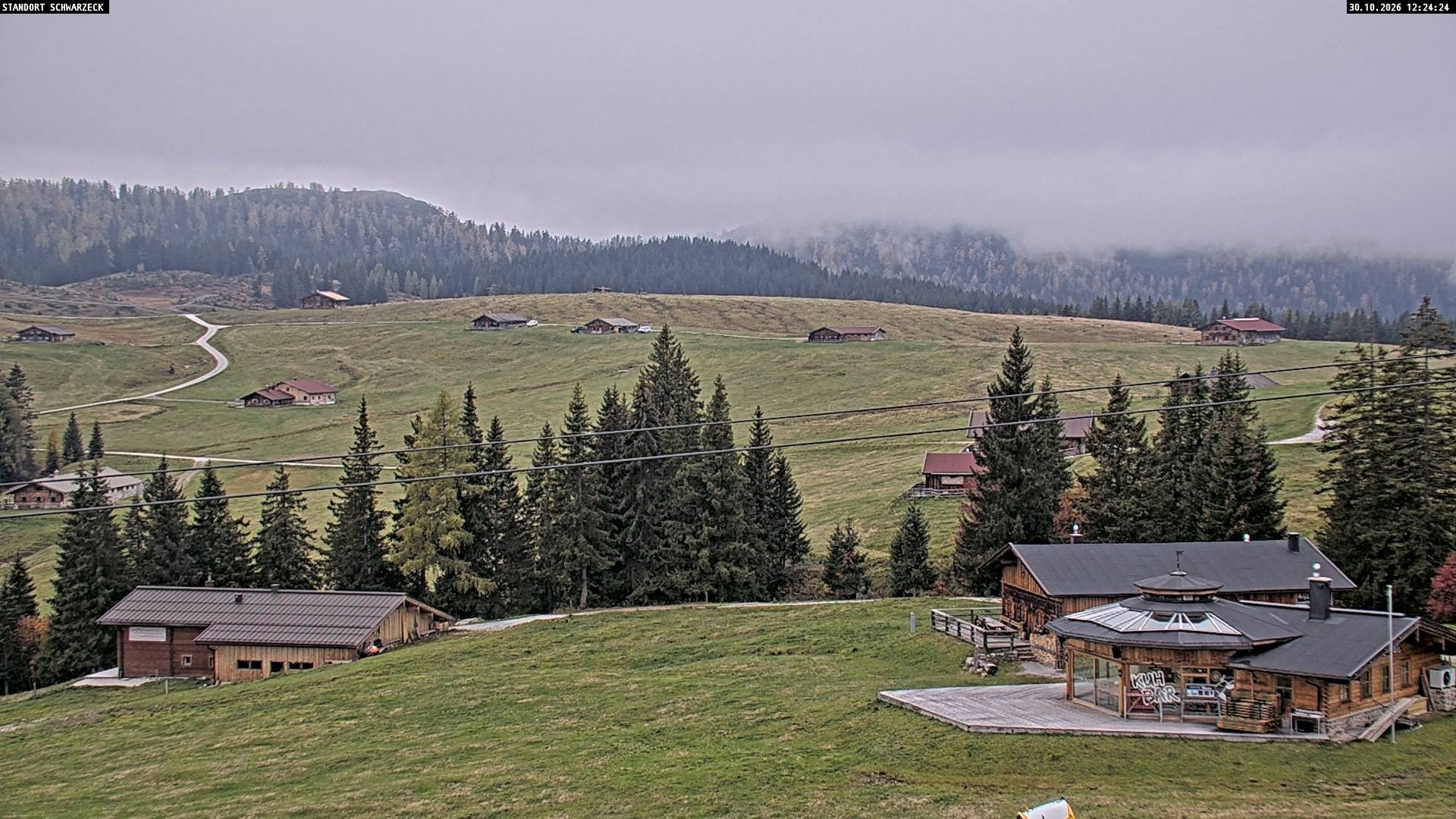 Archiv Foto Webcam Almenwelt Lofer: Rundwanderweg und Höhenloipe