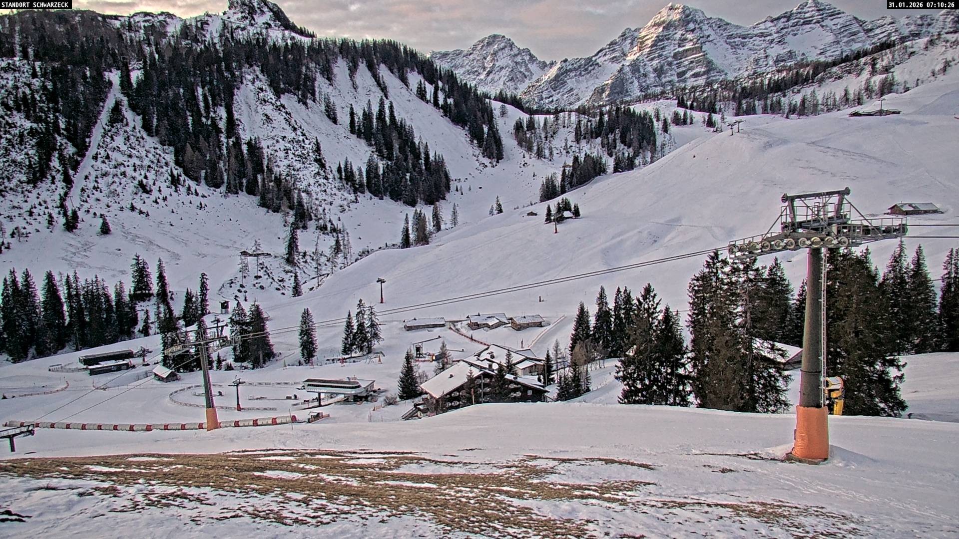 Archiv Foto Webcam Loferer Alm: Schönbühelblick