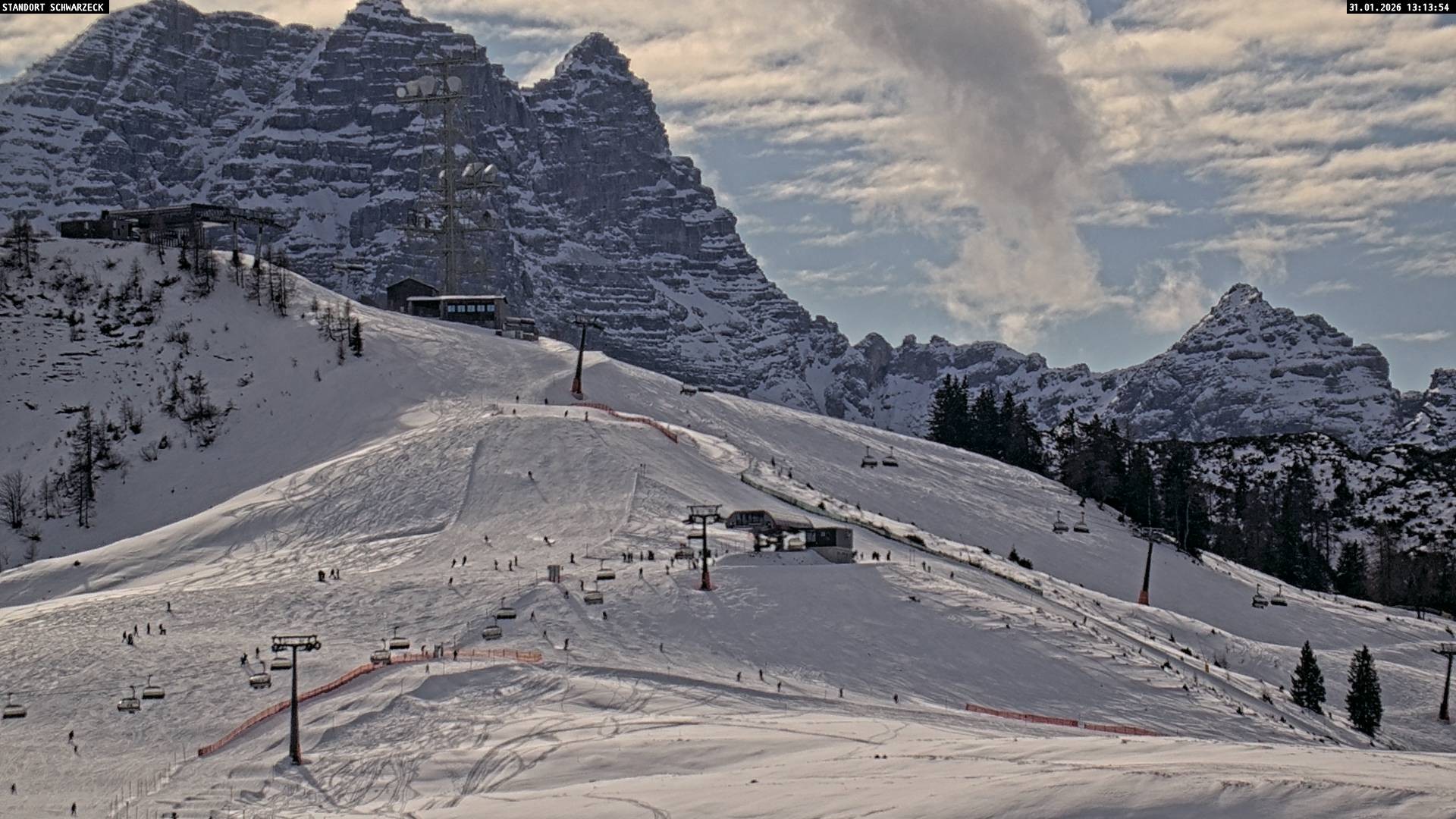 Archiv Foto Webcam Loferer Alm: Schönbühelblick
