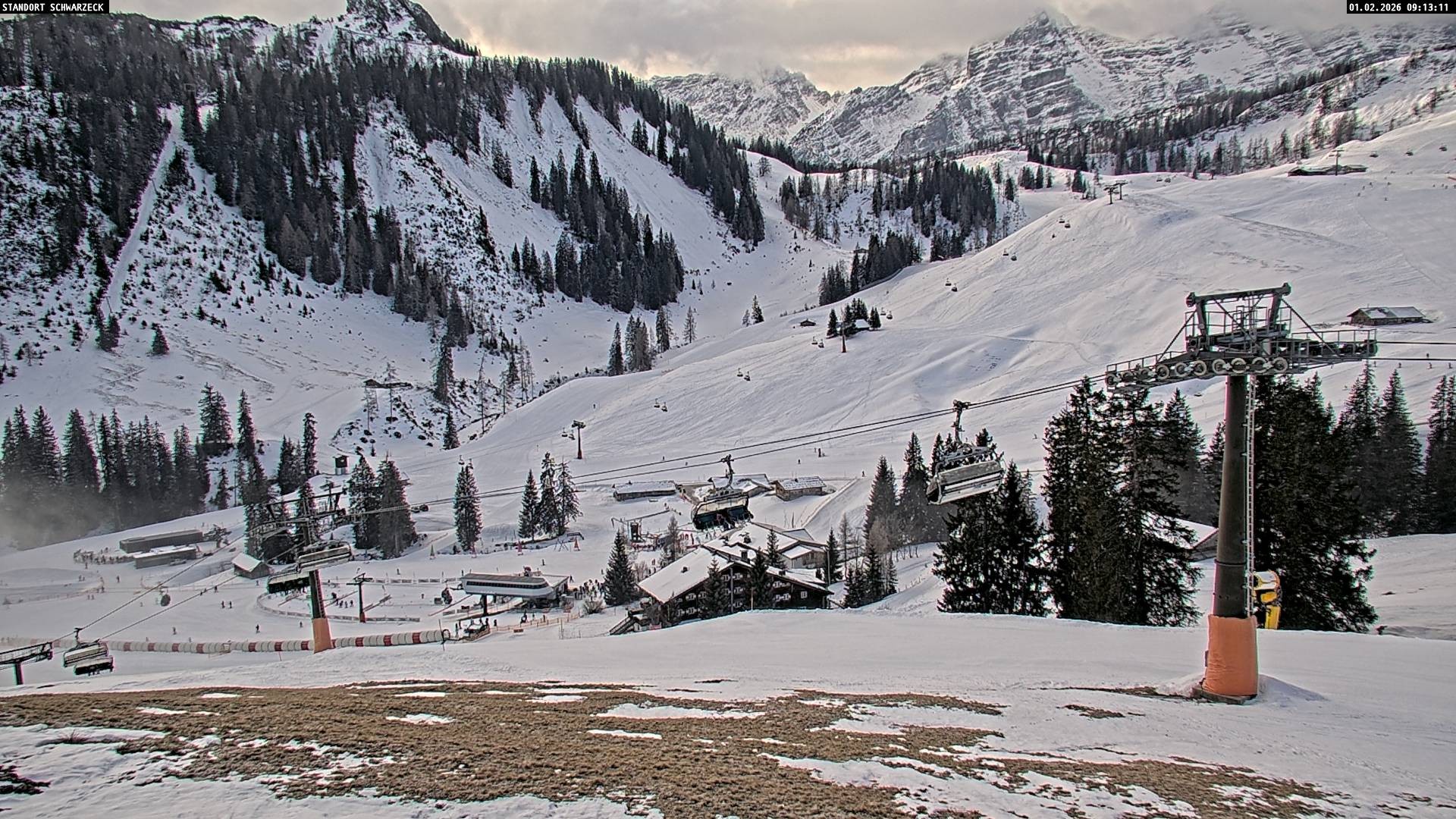 Archiv Foto Webcam Loferer Alm: Schönbühelblick