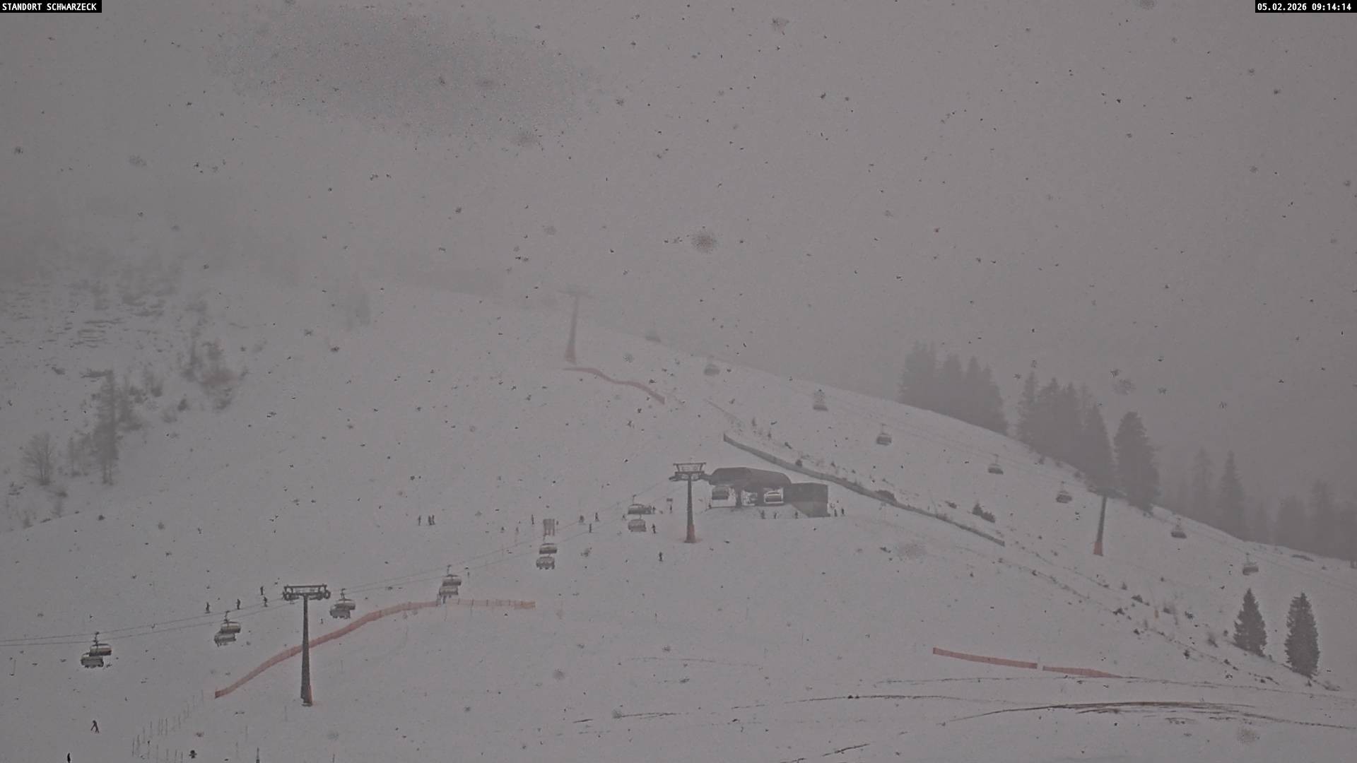 Archived image Webcam Loferer Alm: Schönbühel-view