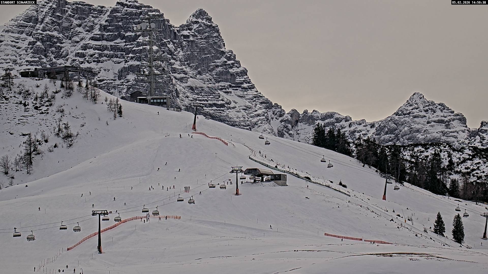 Archived image Webcam Loferer Alm: Schönbühel-view