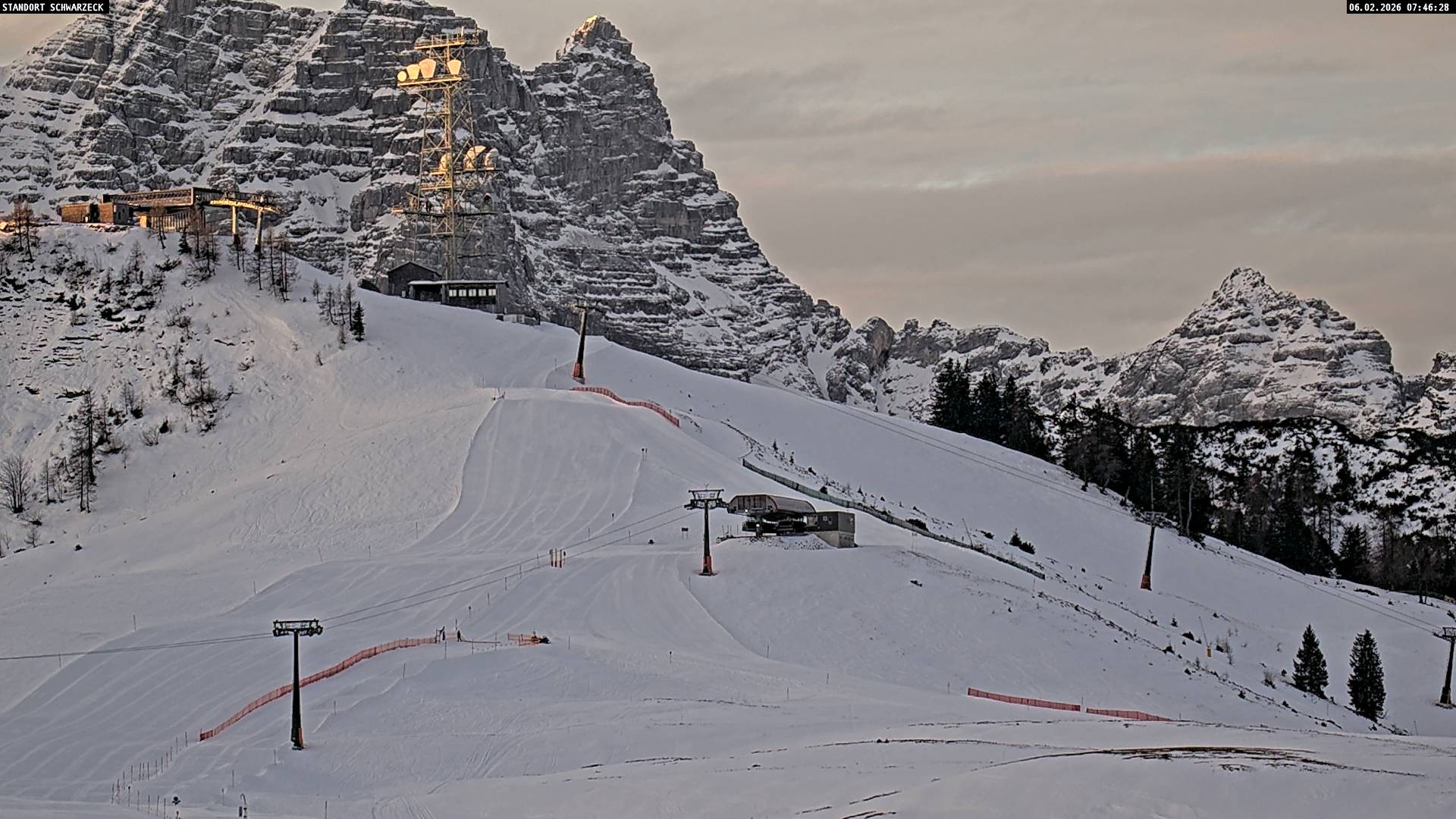 Archived image Webcam Loferer Alm: Schönbühel-view