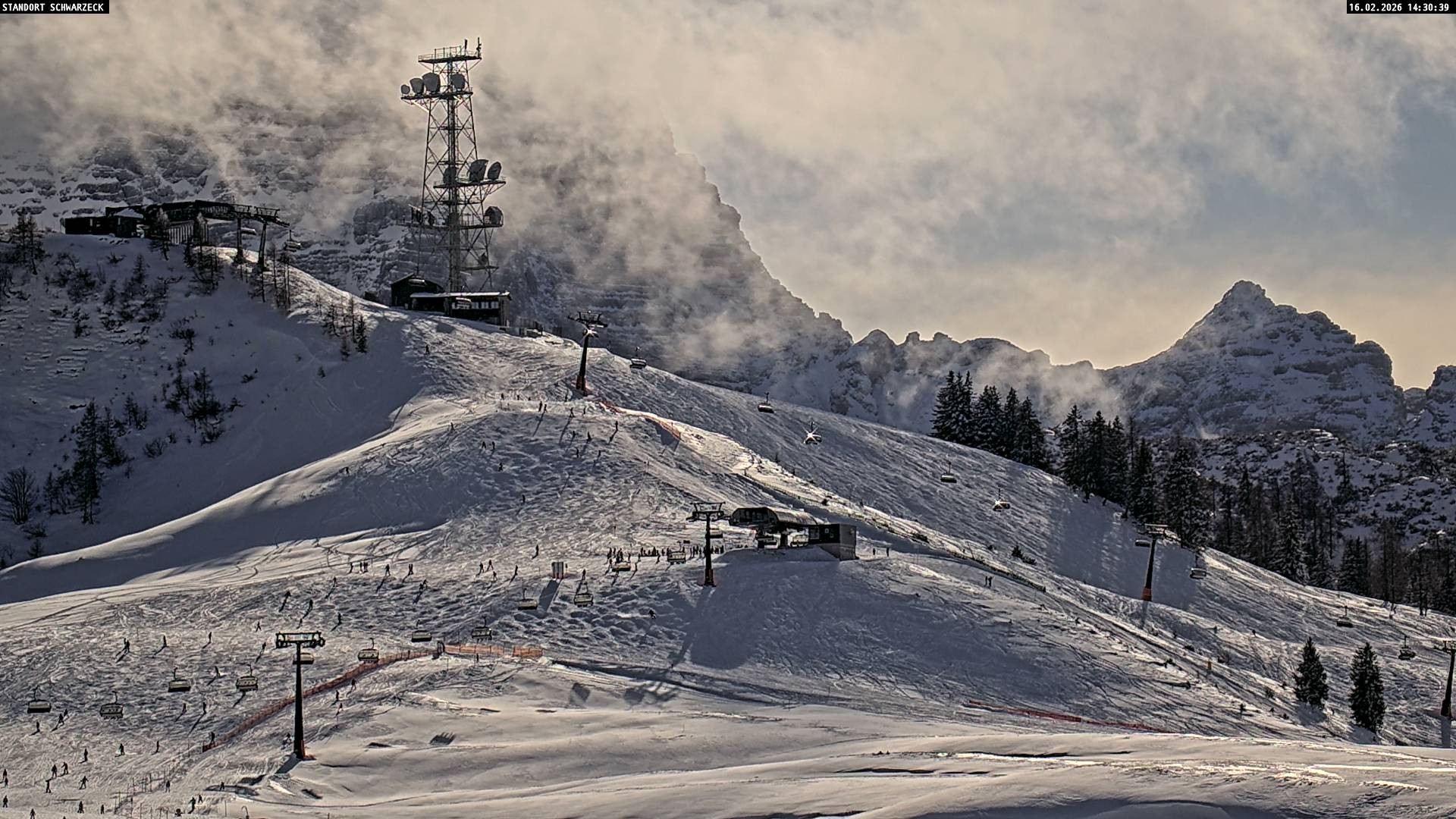 Archiv Foto Webcam Loferer Alm: Schönbühelblick