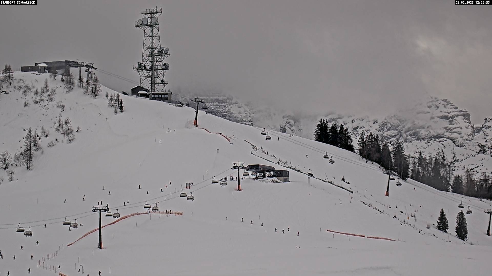 Archiv Foto Webcam Loferer Alm: Schönbühelblick