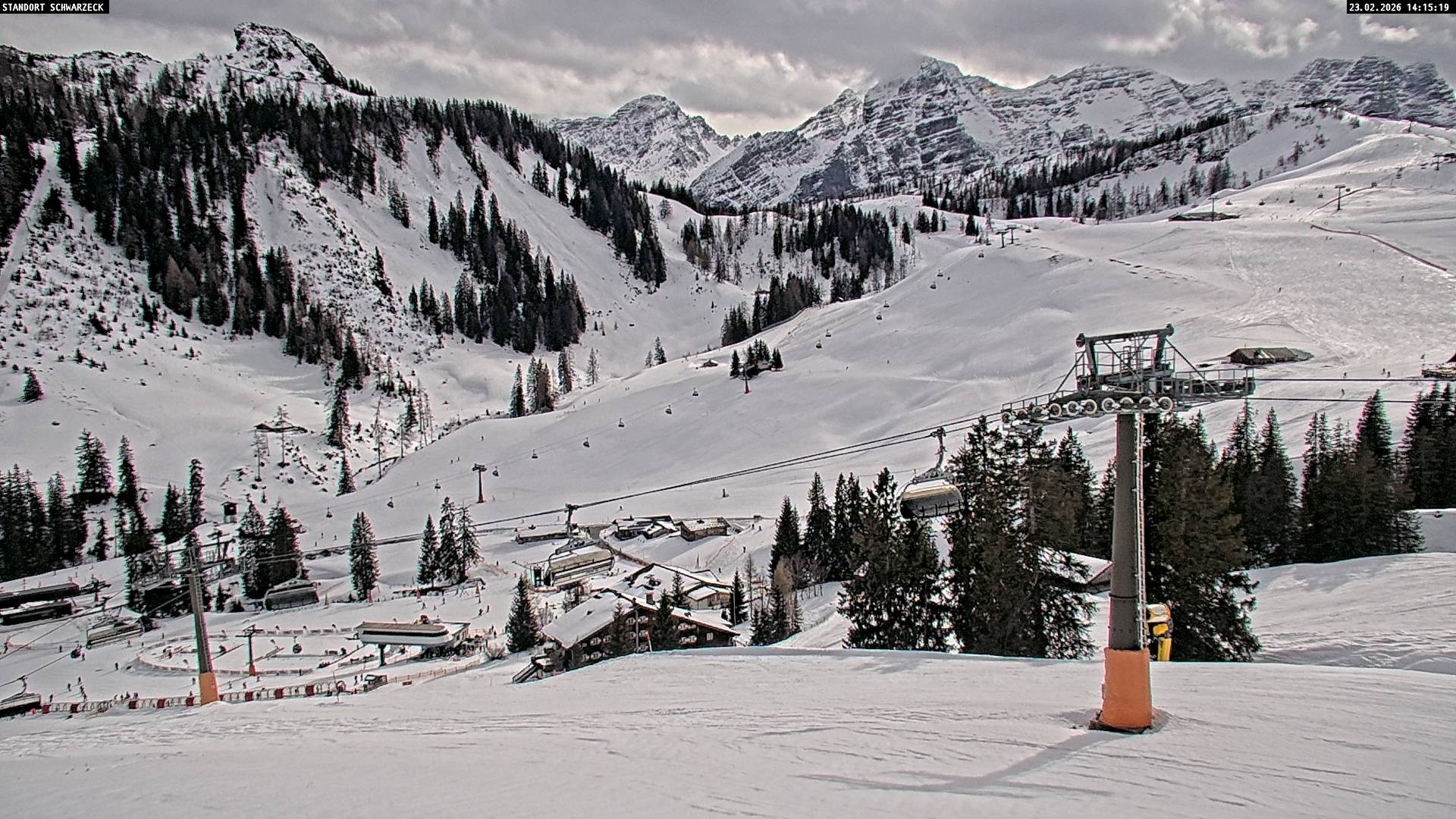 Archiv Foto Webcam Loferer Alm: Schönbühelblick