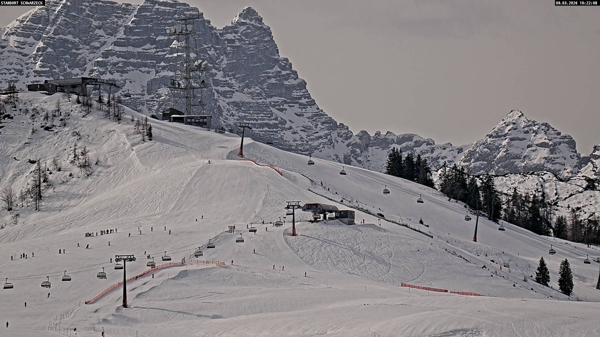Archiv Foto Webcam Loferer Alm: Schönbühelblick