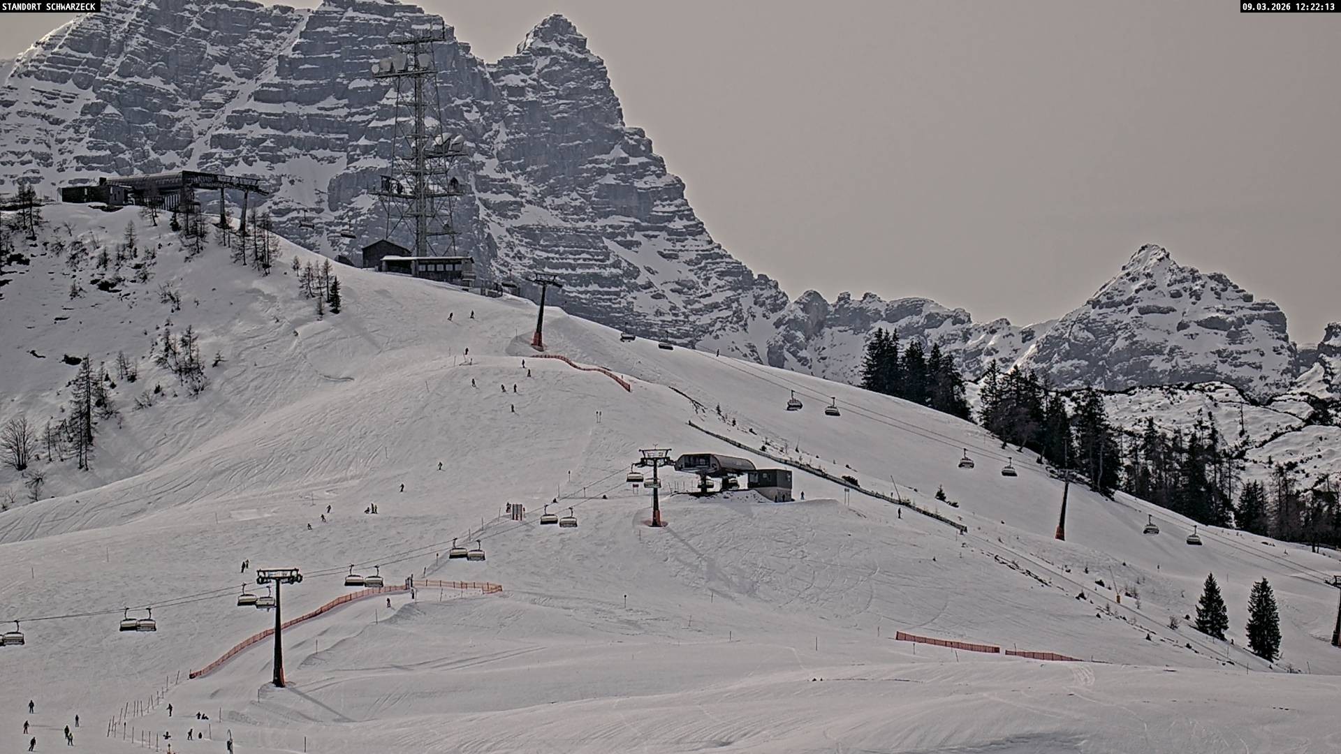 Archiv Foto Webcam Loferer Alm: Schönbühelblick