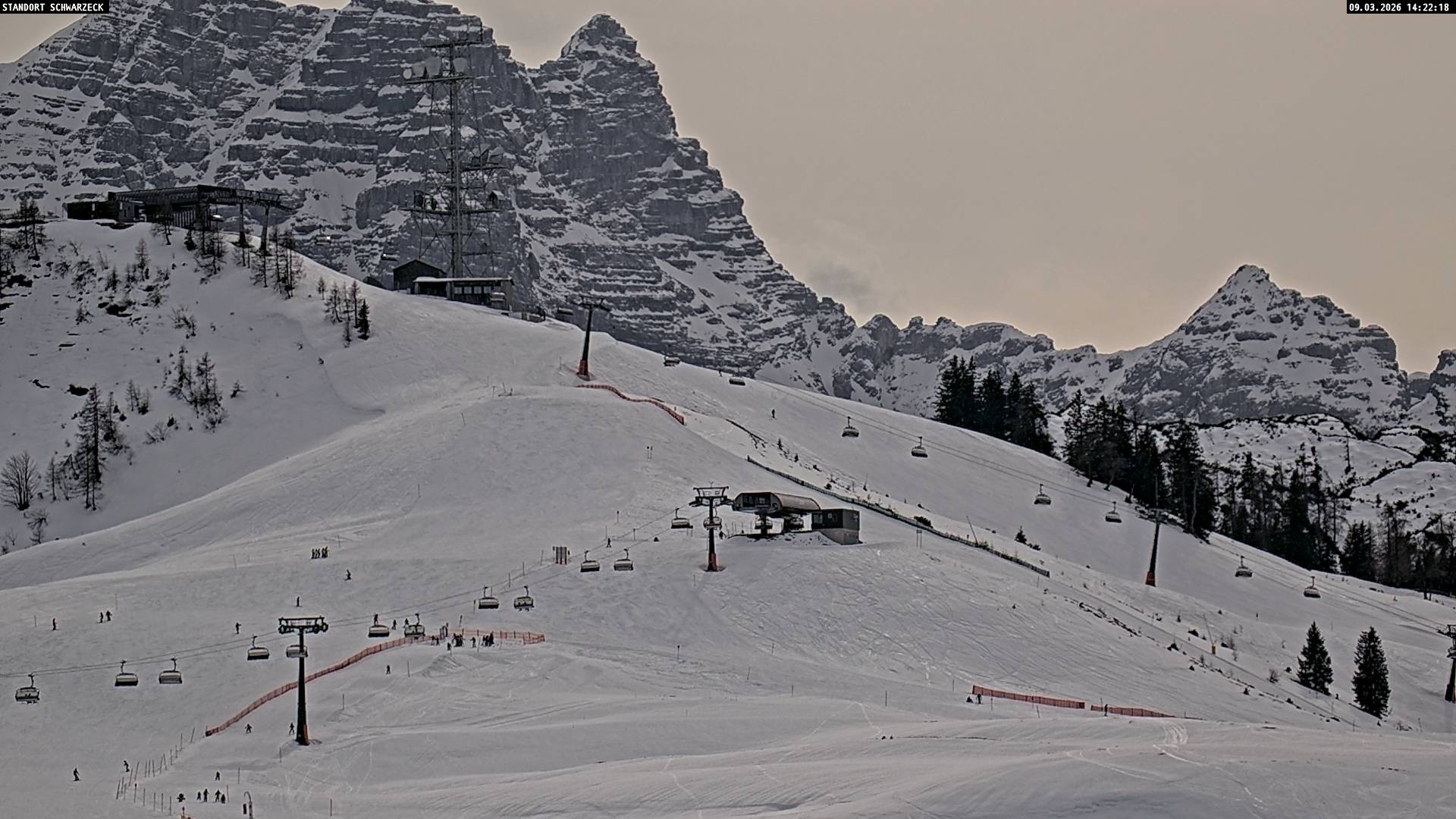 Archiv Foto Webcam Loferer Alm: Schönbühelblick