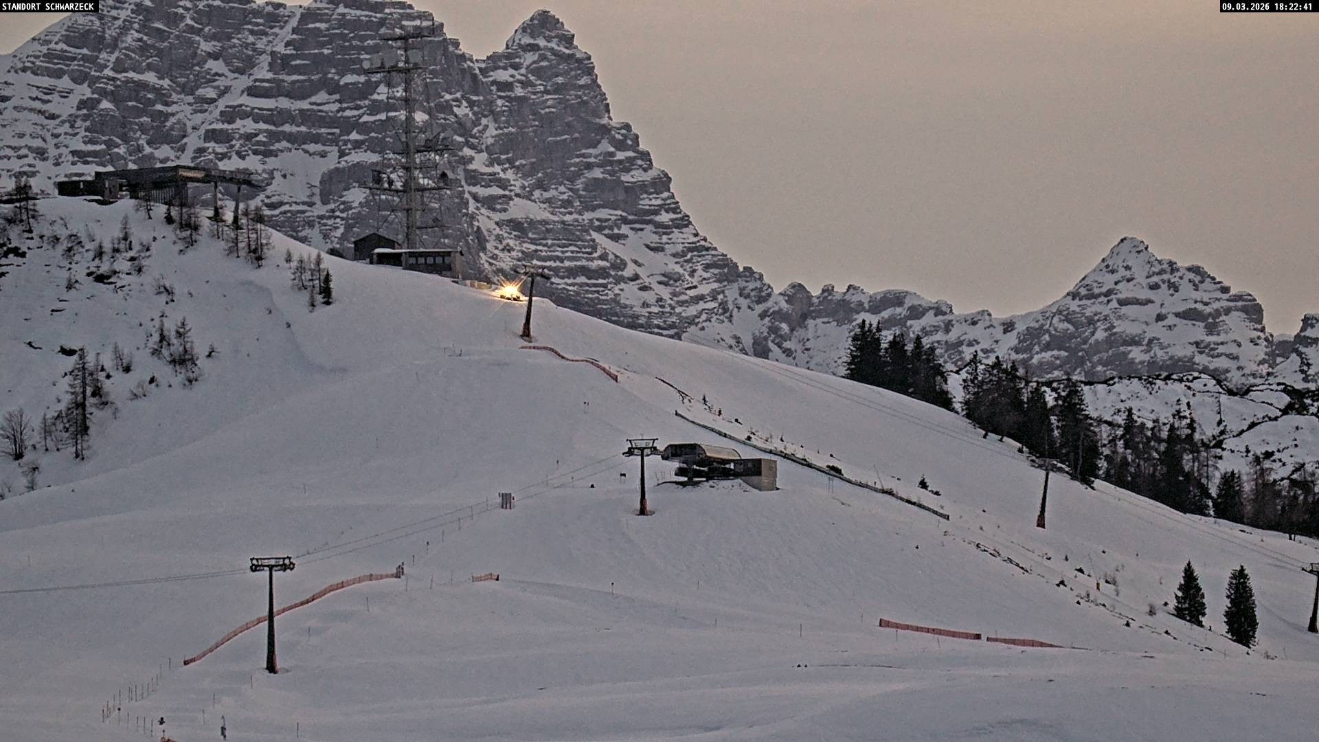 Archived image Webcam Loferer Alm: Schönbühel-view