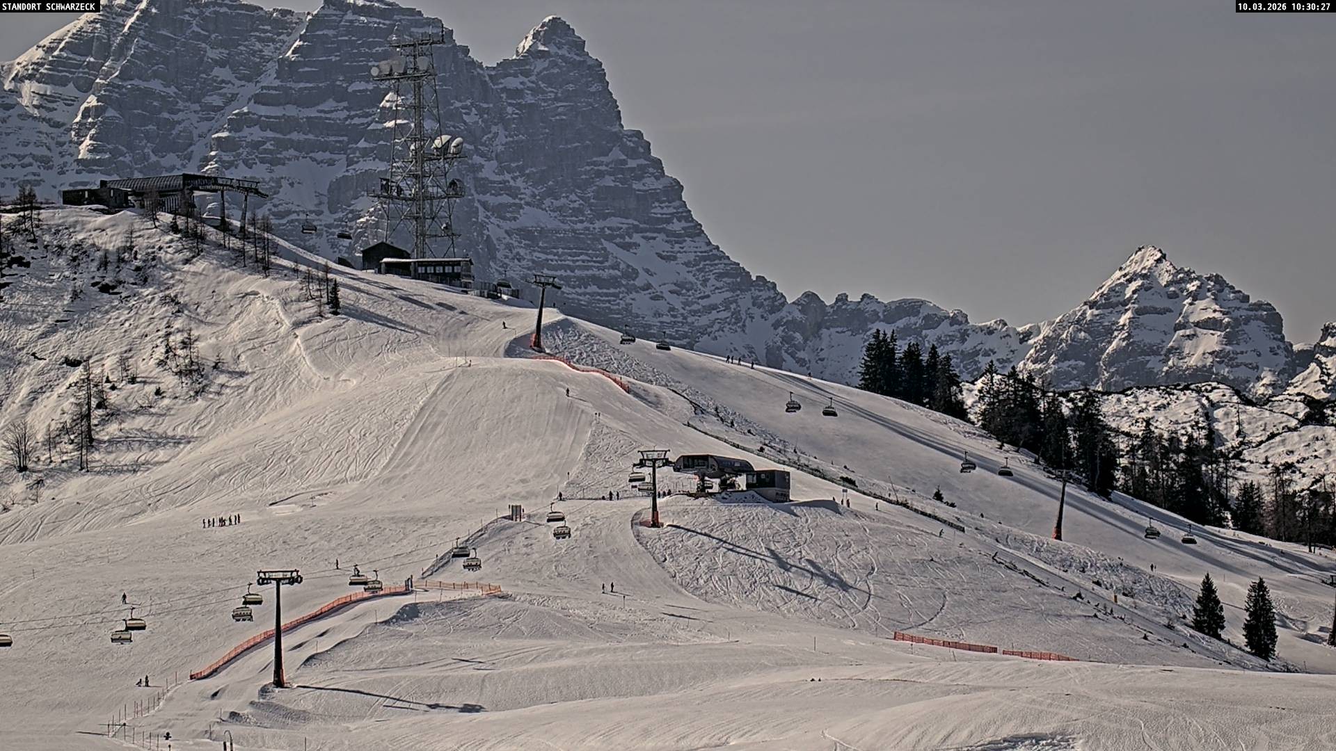 Archiv Foto Webcam Loferer Alm: Schönbühelblick