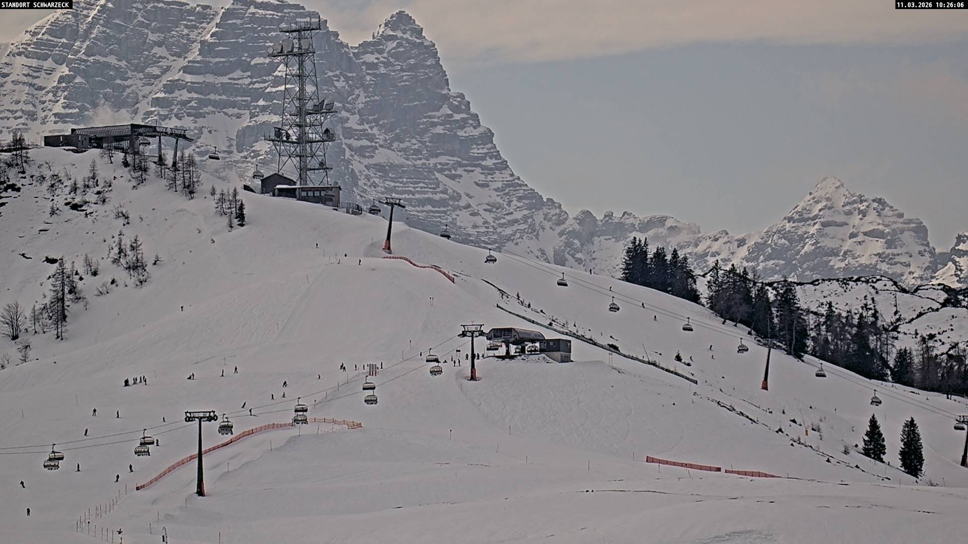 Archiv Foto Webcam Loferer Alm: Schönbühelblick