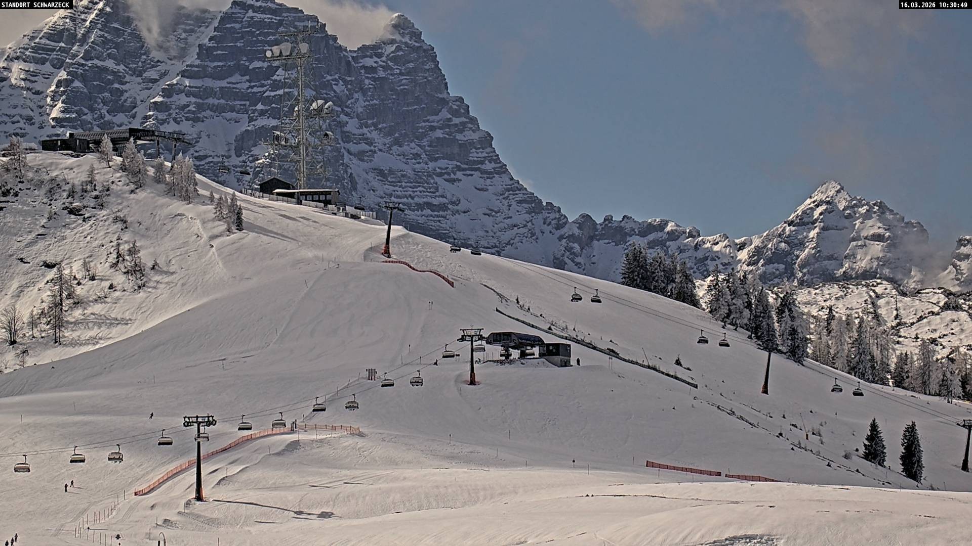 Archiv Foto Webcam Loferer Alm: Schönbühelblick