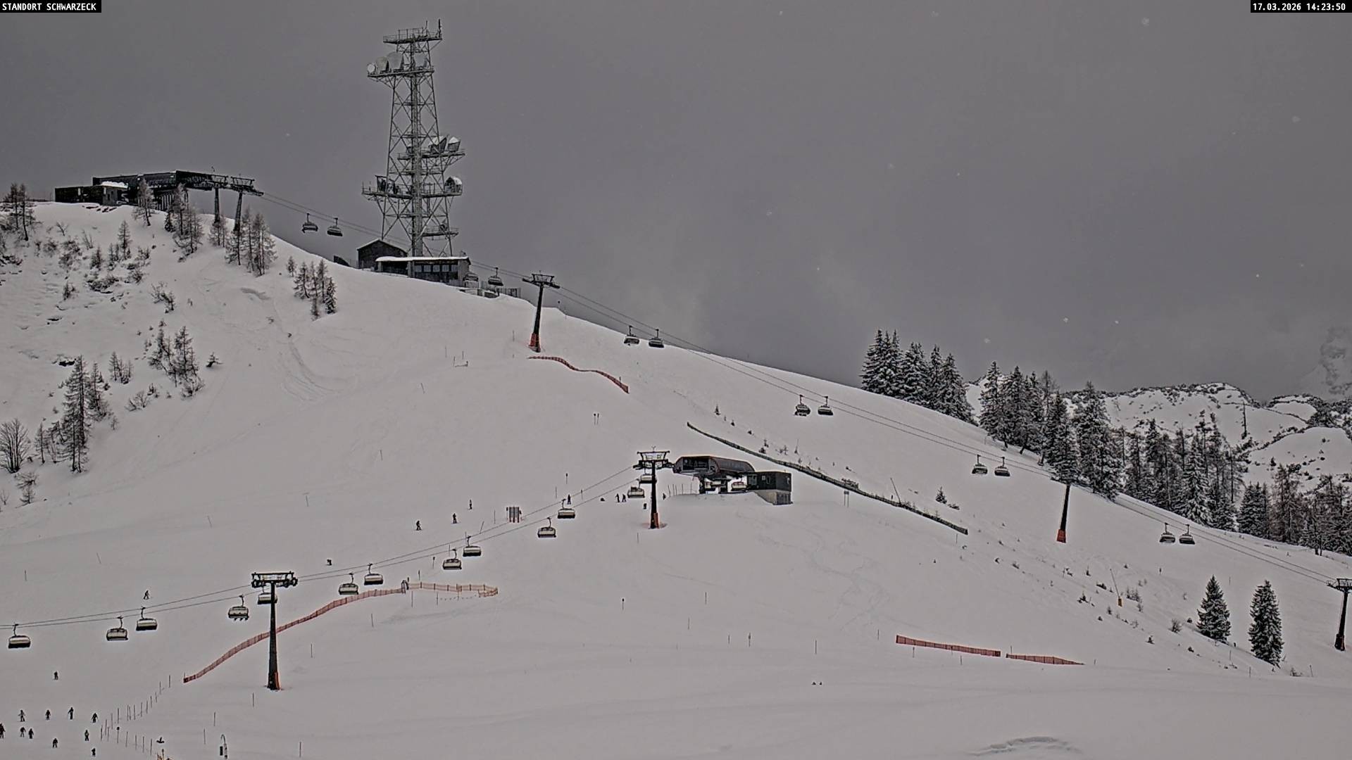 Archived image Webcam Loferer Alm: Schönbühel-view