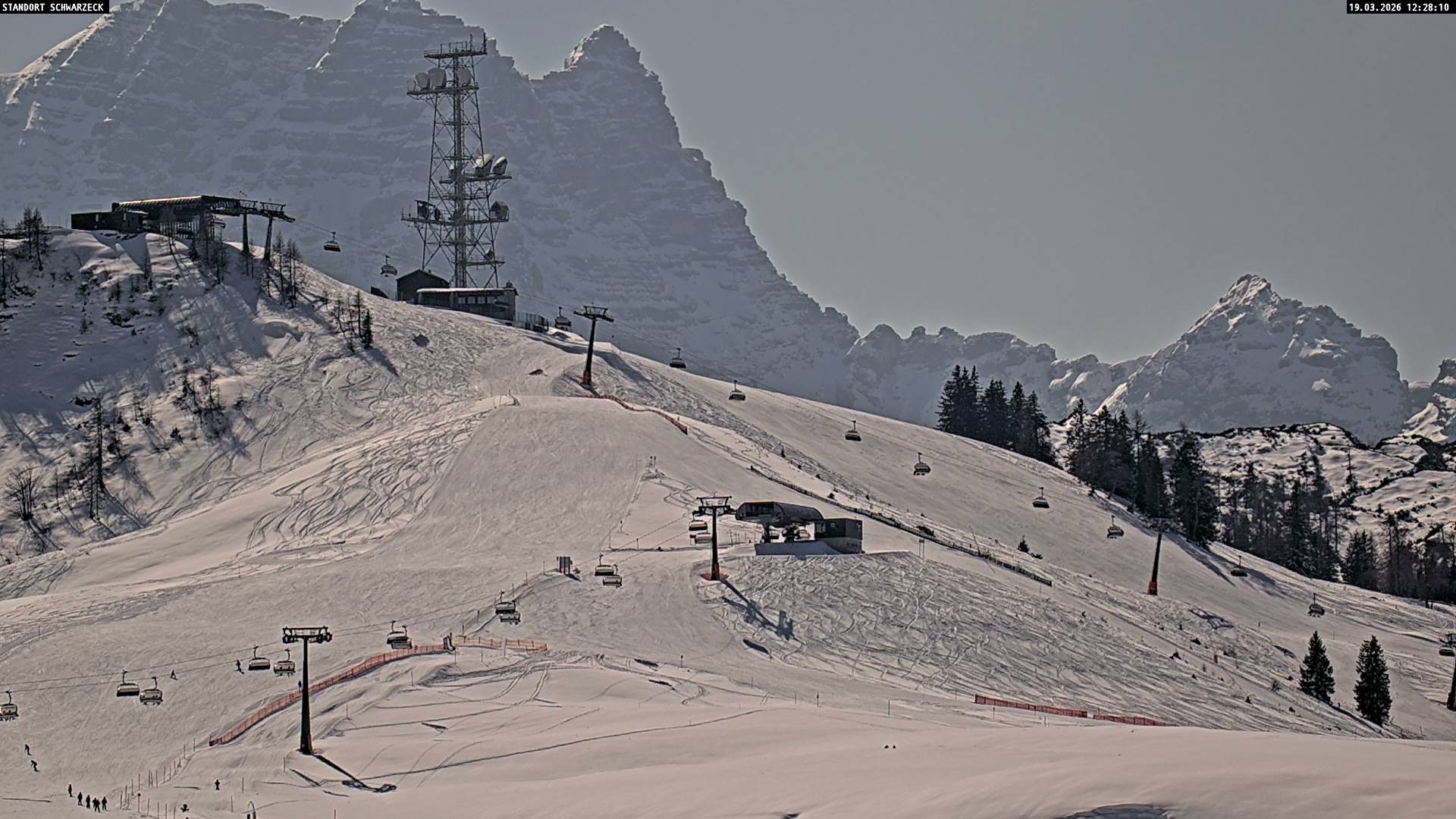 Archived image Webcam Loferer Alm: Schönbühel-view