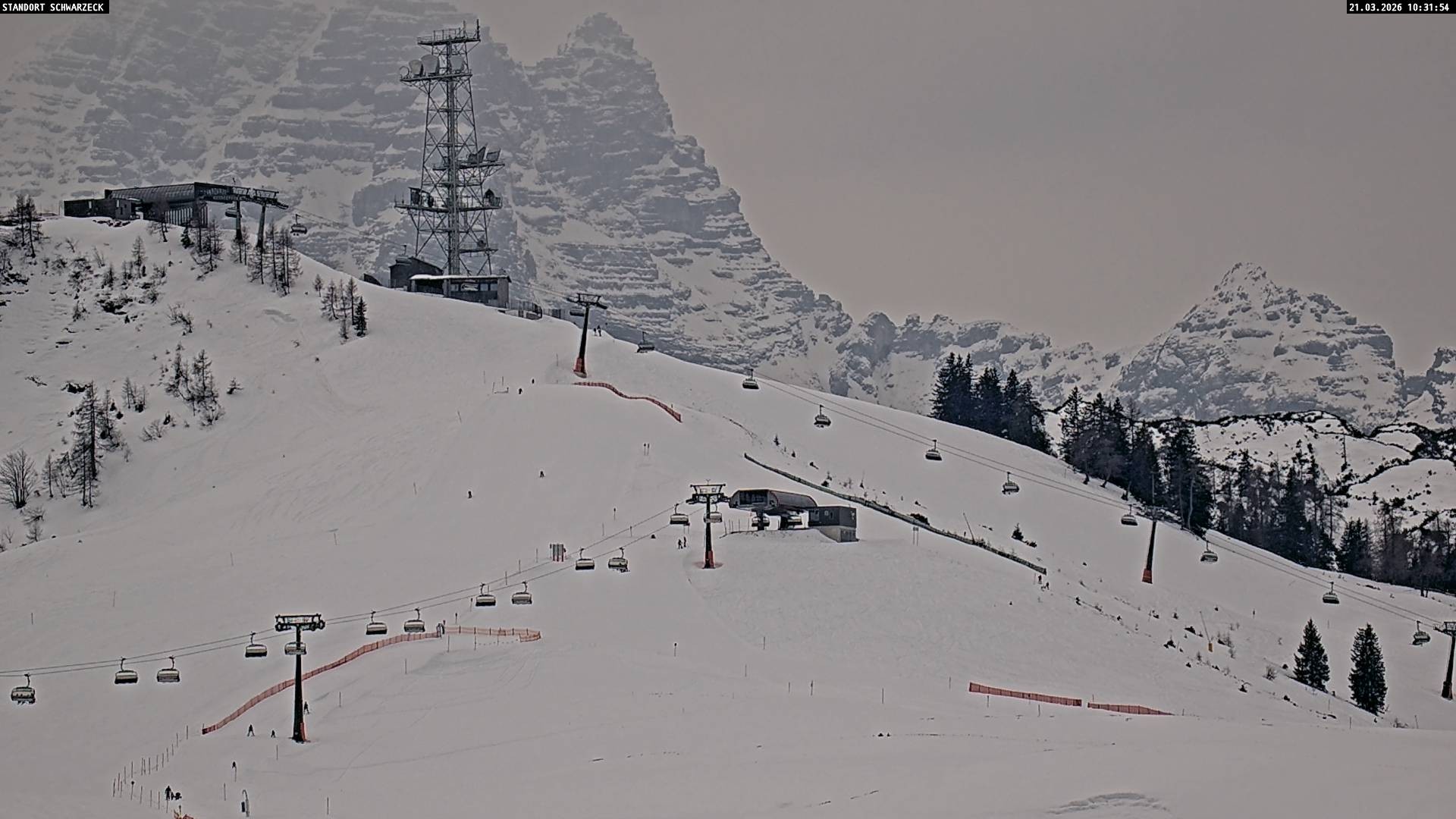 Archiv Foto Webcam Loferer Alm: Schönbühelblick