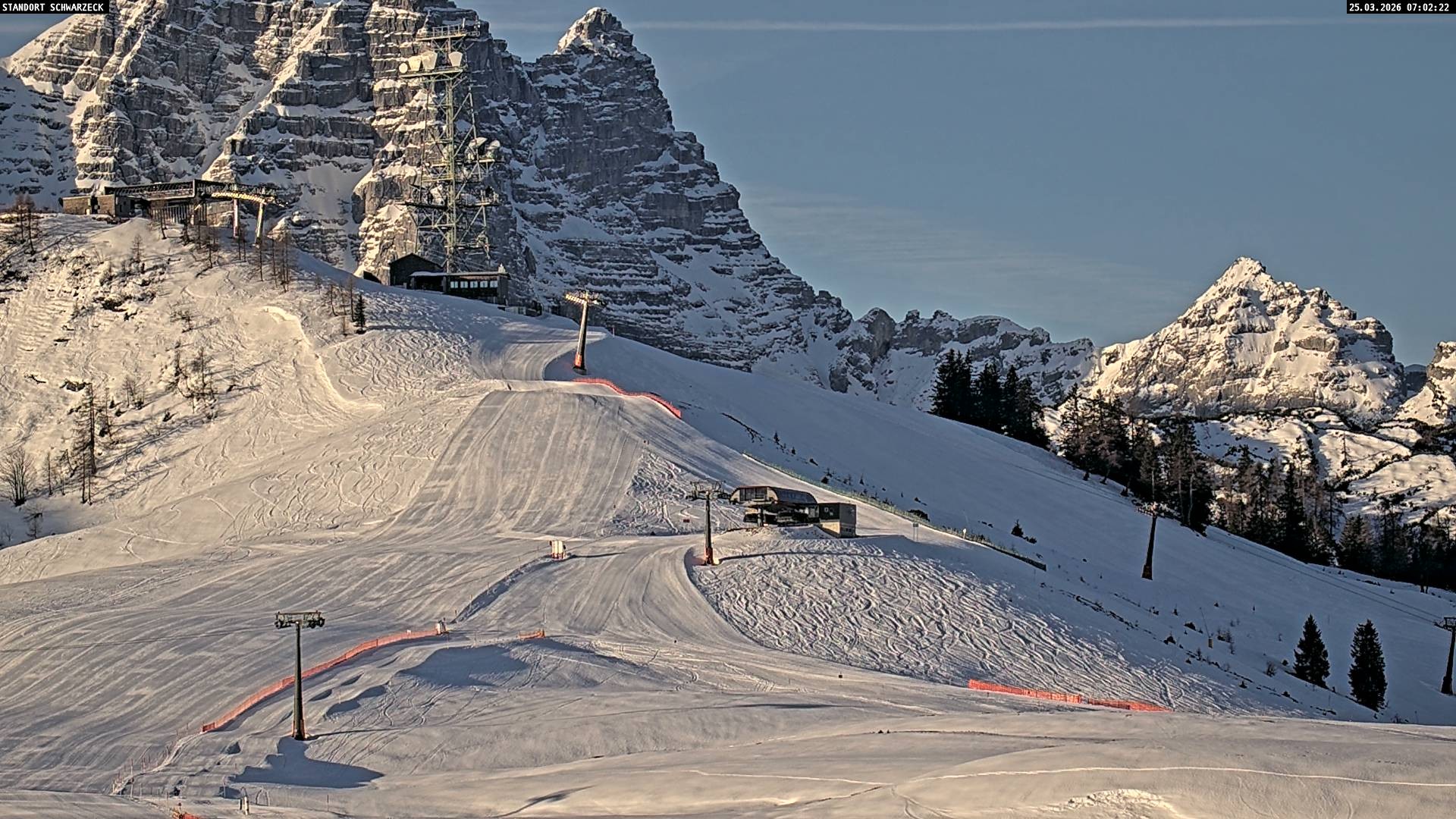 Archived image Webcam Loferer Alm: Schönbühel-view
