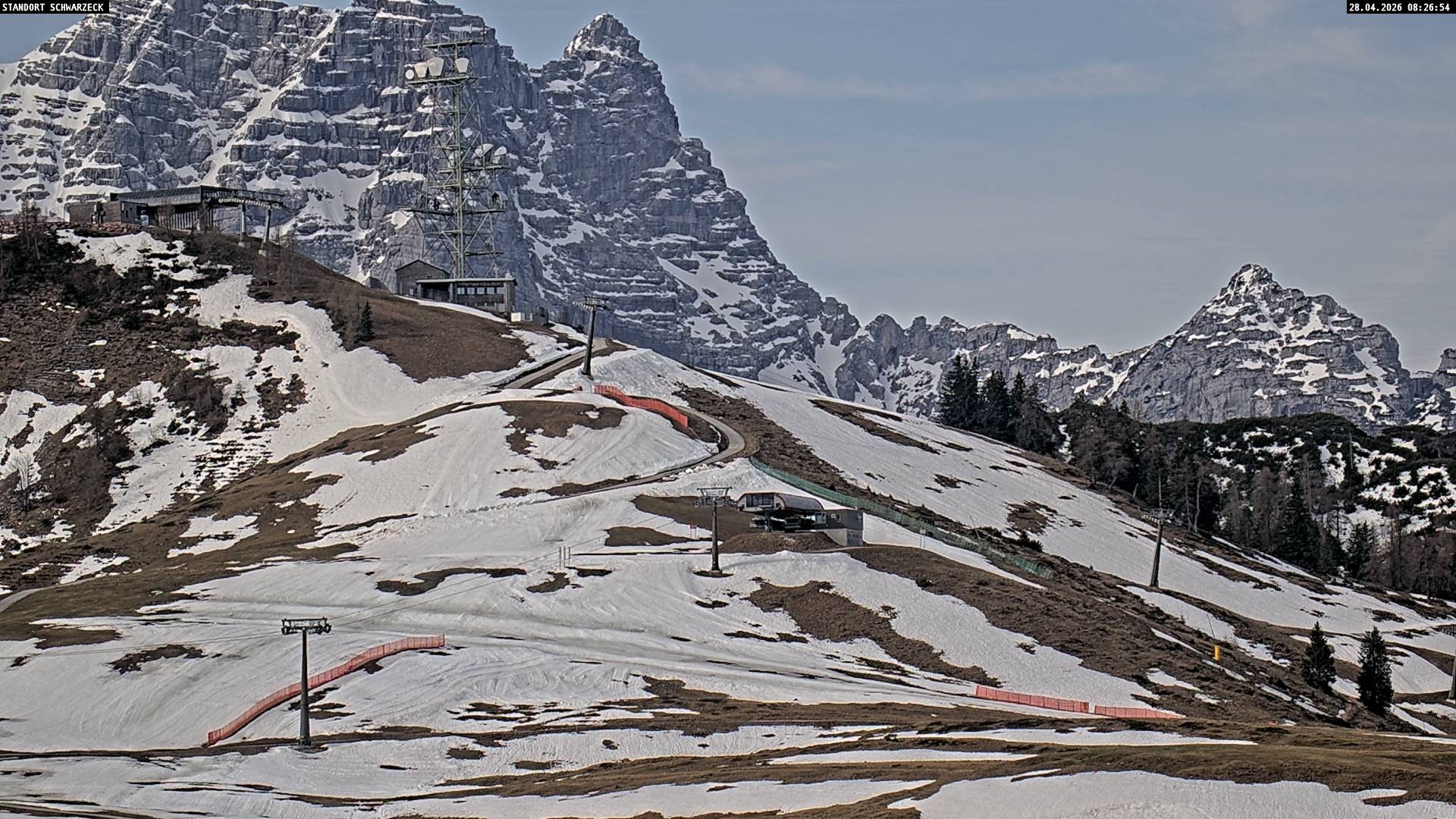 Archived image Webcam Loferer Alm: Schönbühel-view