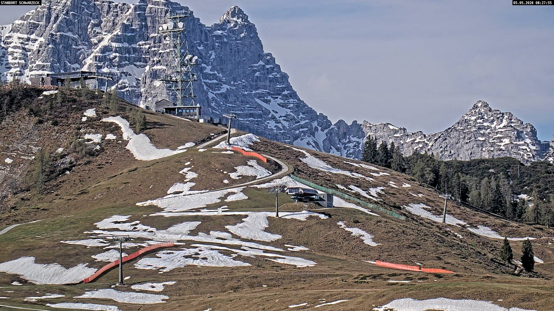 Archived image Webcam Loferer Alm: Schönbühel-view