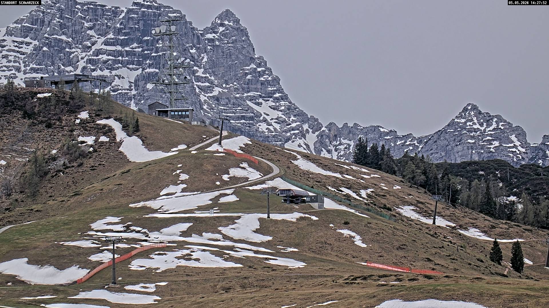 Archived image Webcam Loferer Alm: Schönbühel-view