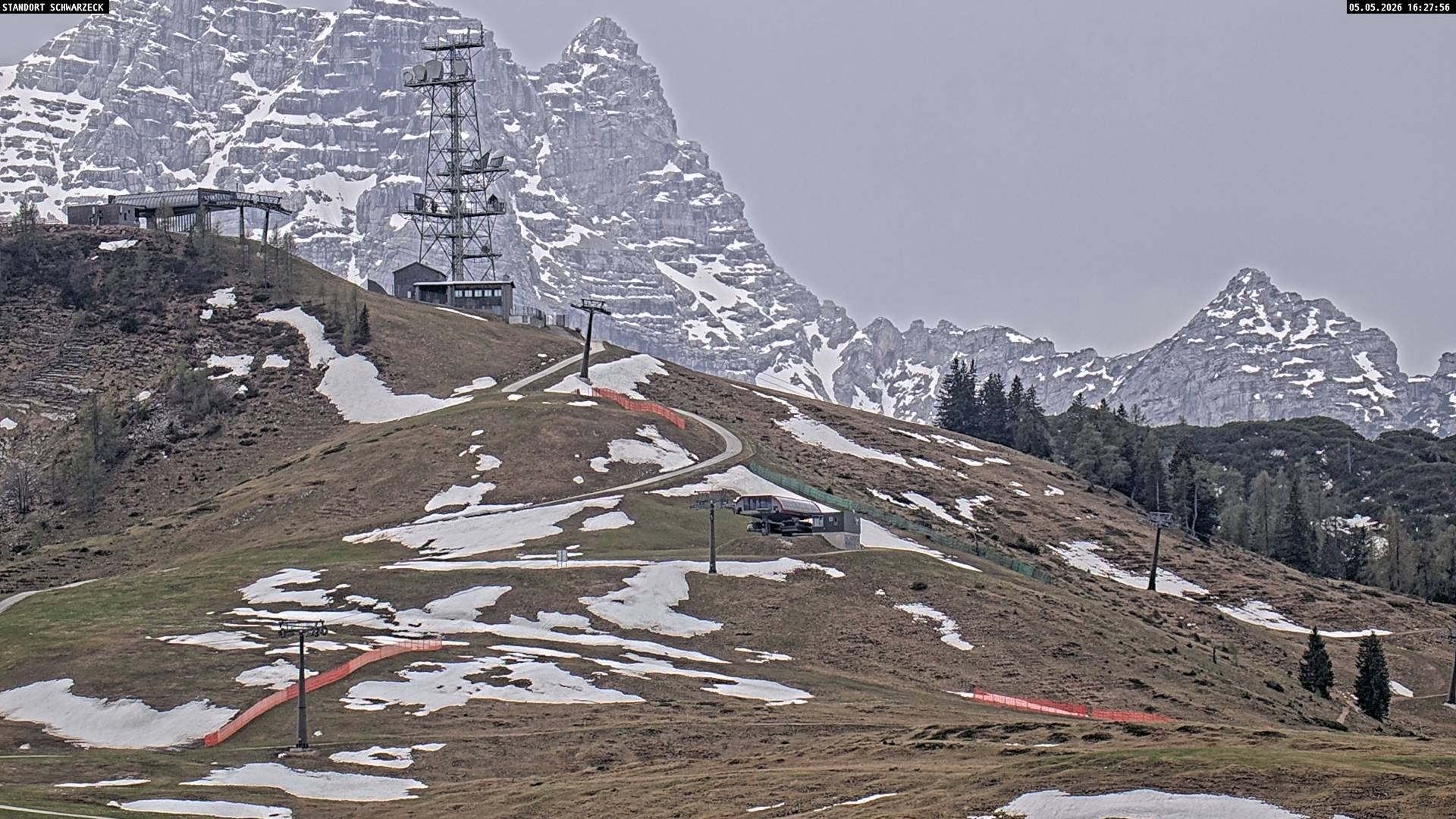Archived image Webcam Loferer Alm: Schönbühel-view