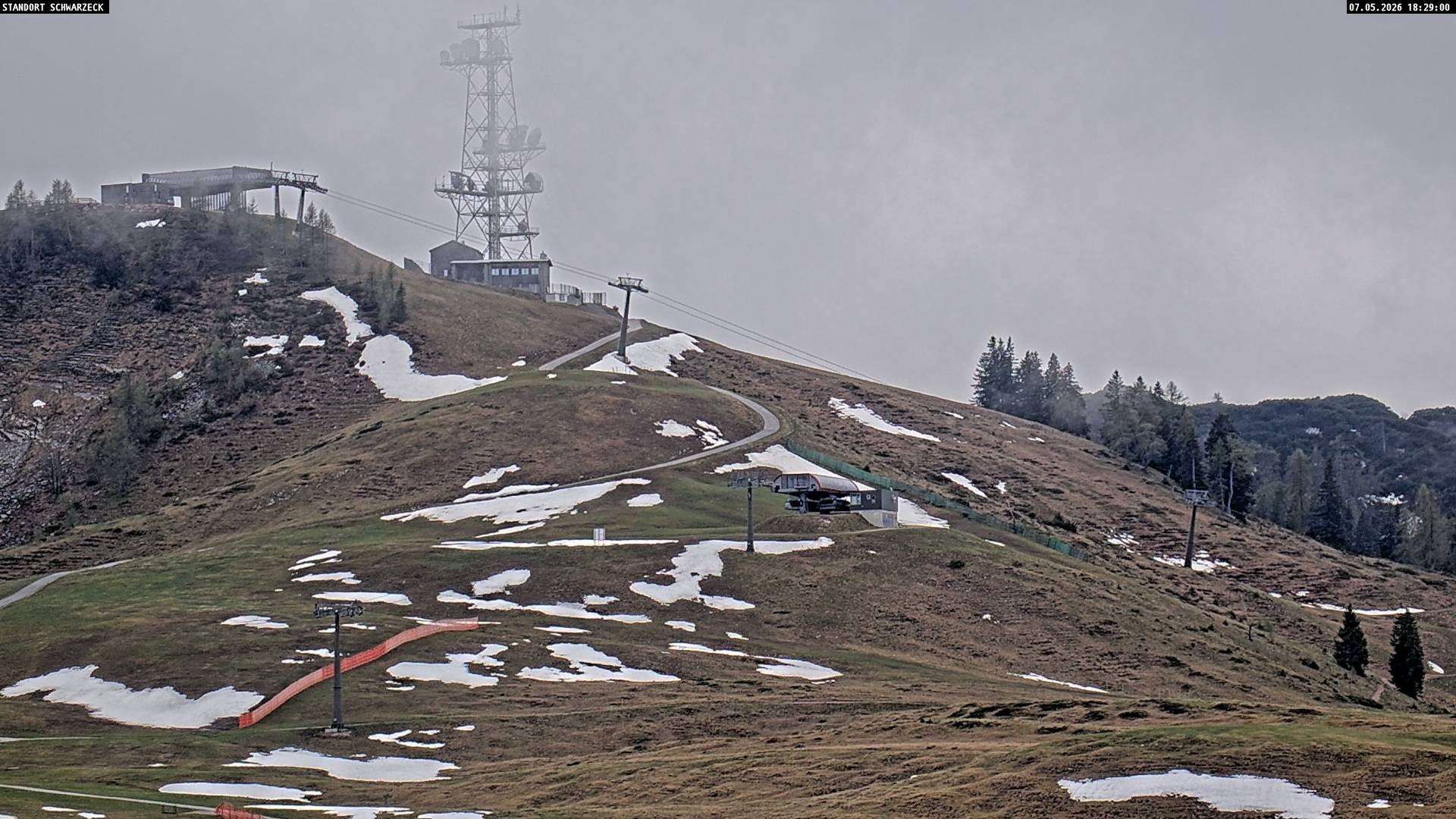Archived image Webcam Loferer Alm: Schönbühel-view