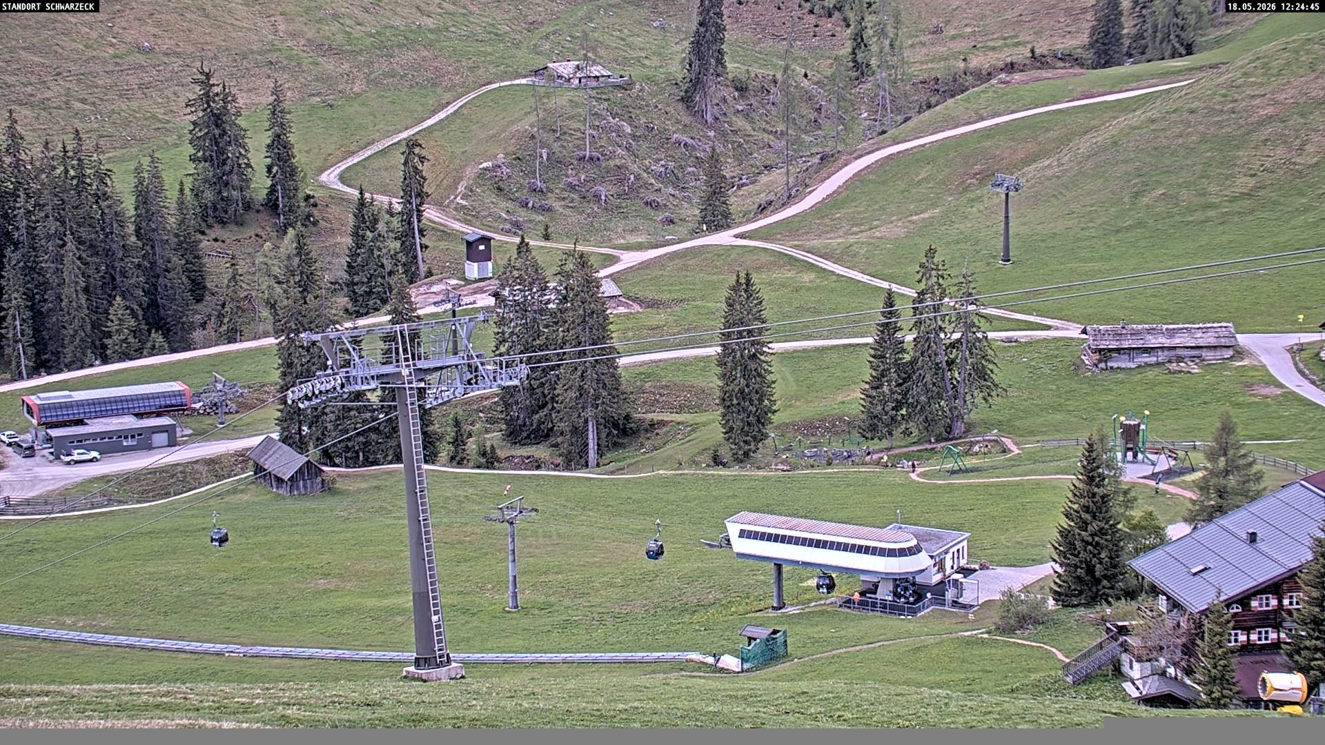Archiv Foto Webcam Loferer Alm: Schönbühelblick