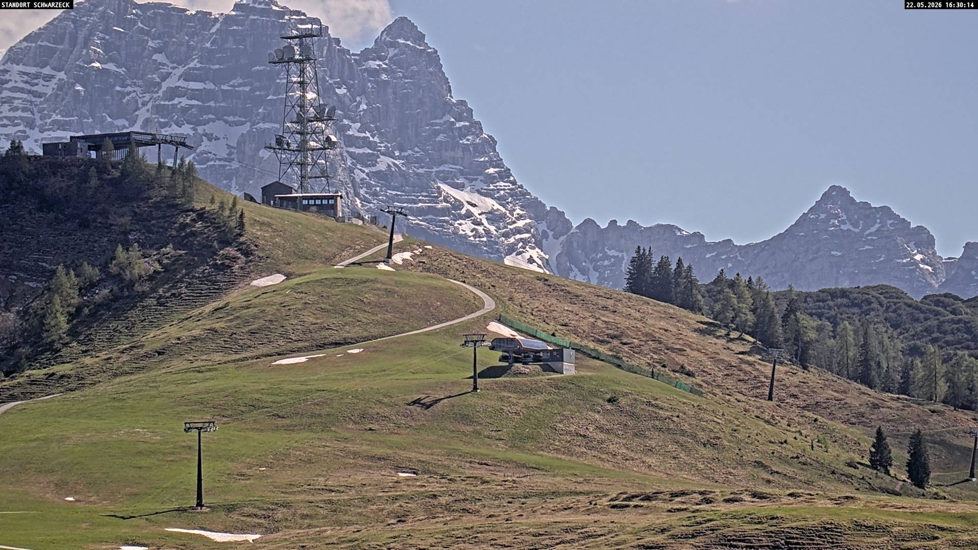 Archived image Webcam Loferer Alm: Schönbühel-view