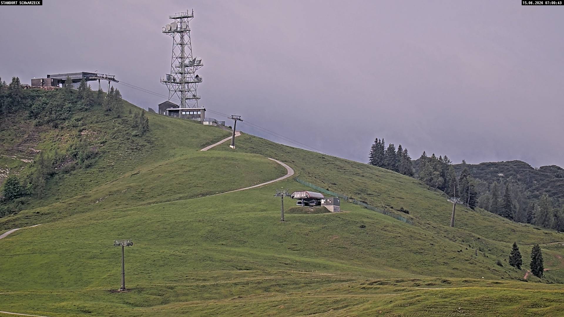 Archived image Webcam Loferer Alm: Schönbühel-view