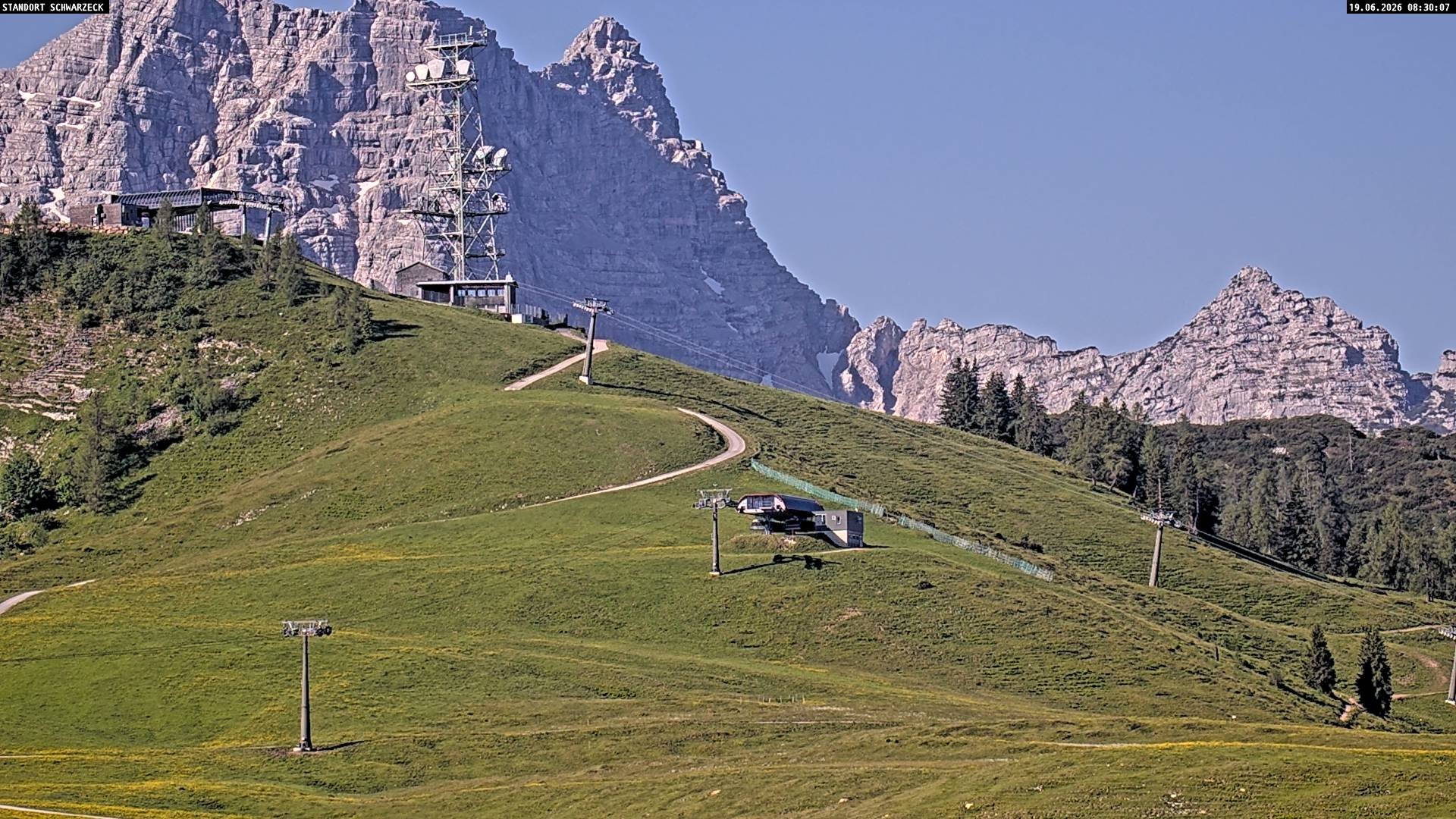 Archiv Foto Webcam Loferer Alm: Schönbühelblick