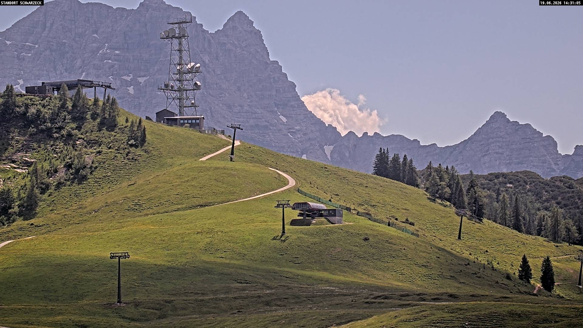 Archiv Foto Webcam Loferer Alm: Schönbühelblick