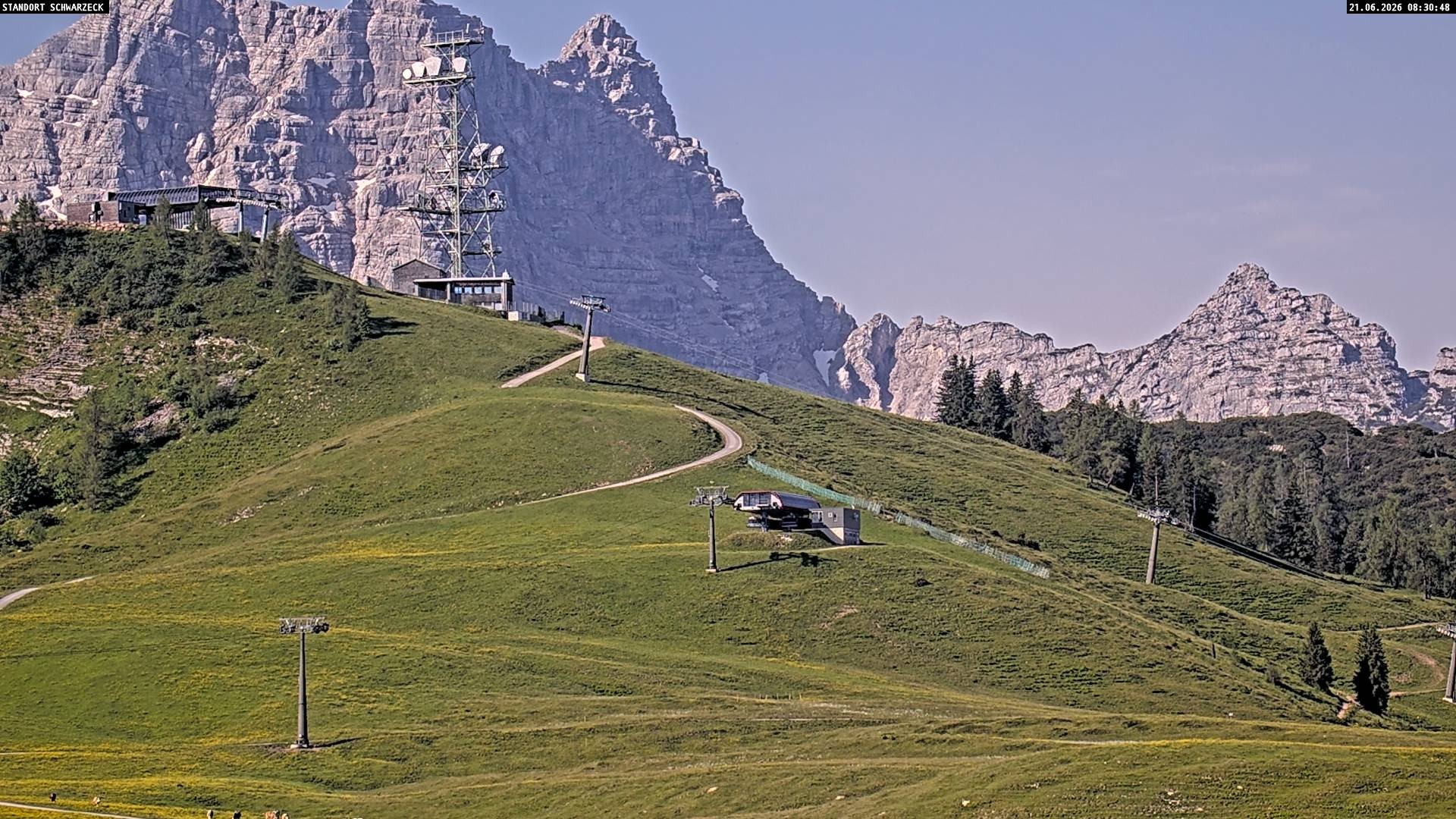 Archiv Foto Webcam Loferer Alm: Schönbühelblick