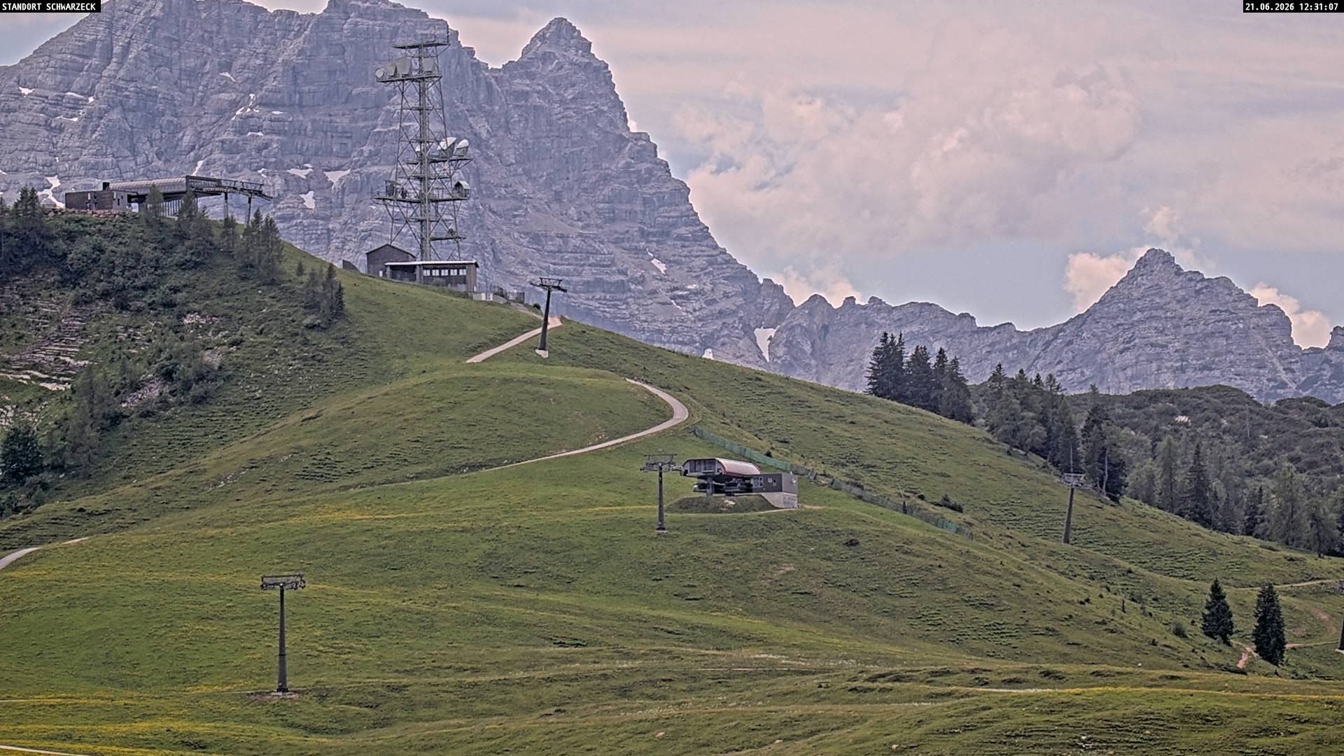 Archiv Foto Webcam Loferer Alm: Schönbühelblick