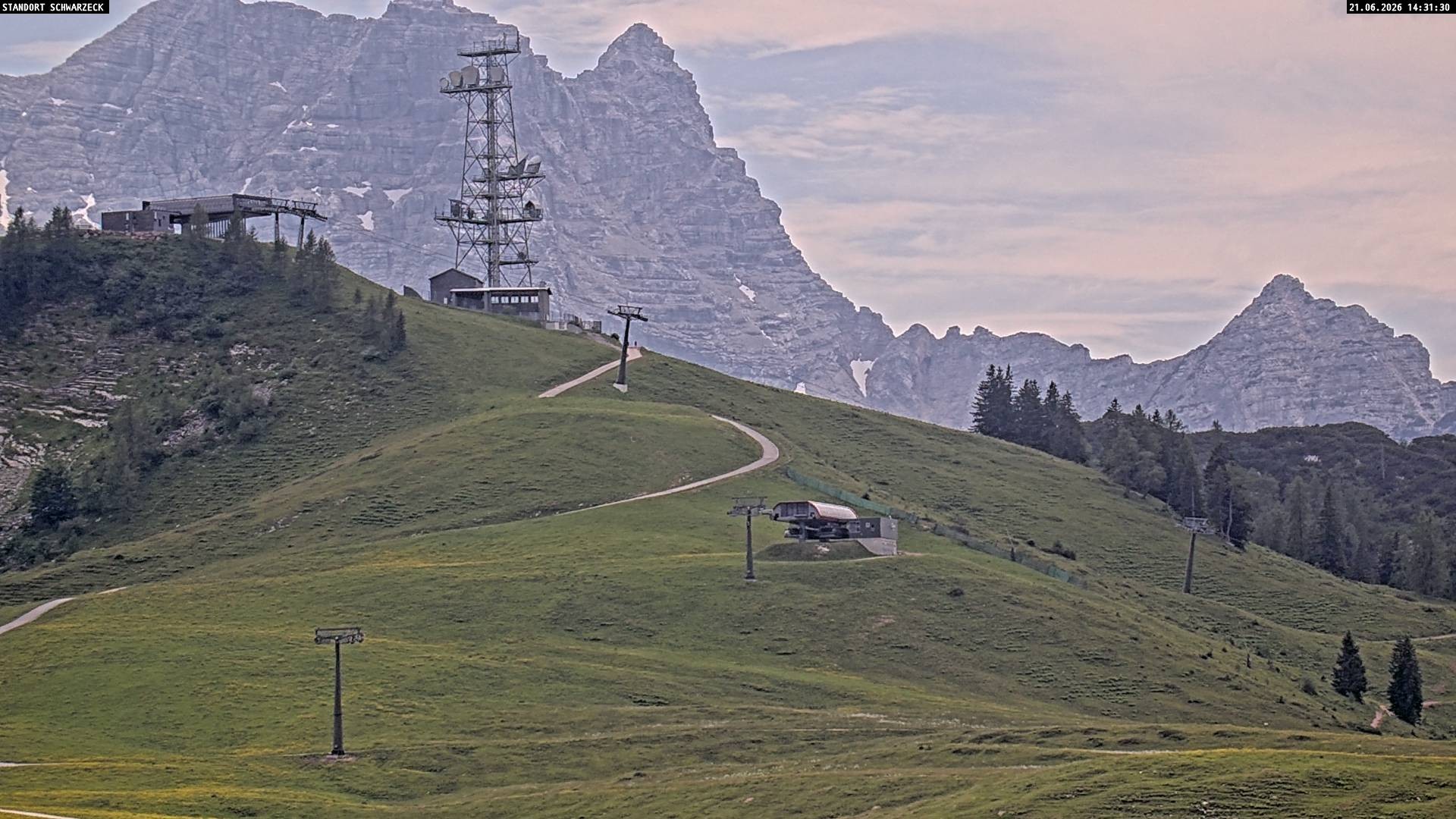 Archiv Foto Webcam Loferer Alm: Schönbühelblick