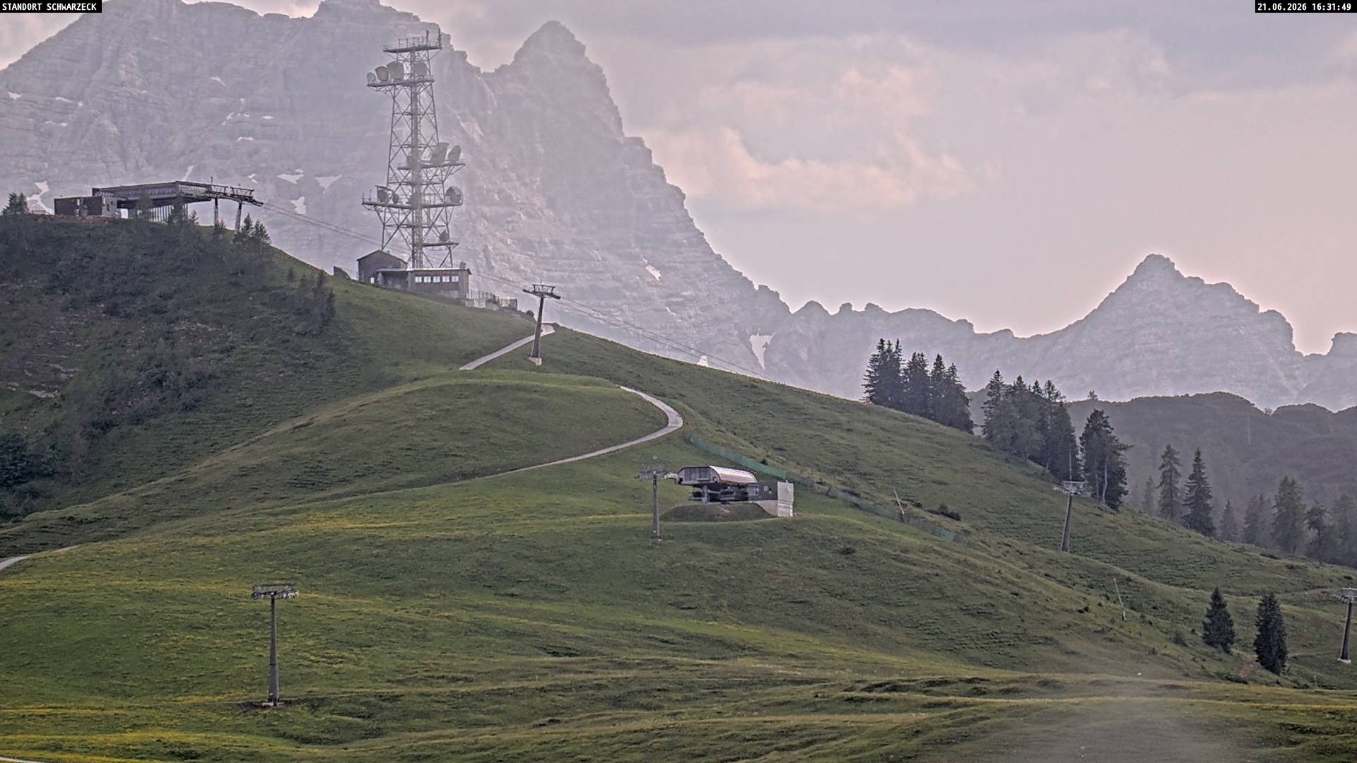 Archiv Foto Webcam Loferer Alm: Schönbühelblick