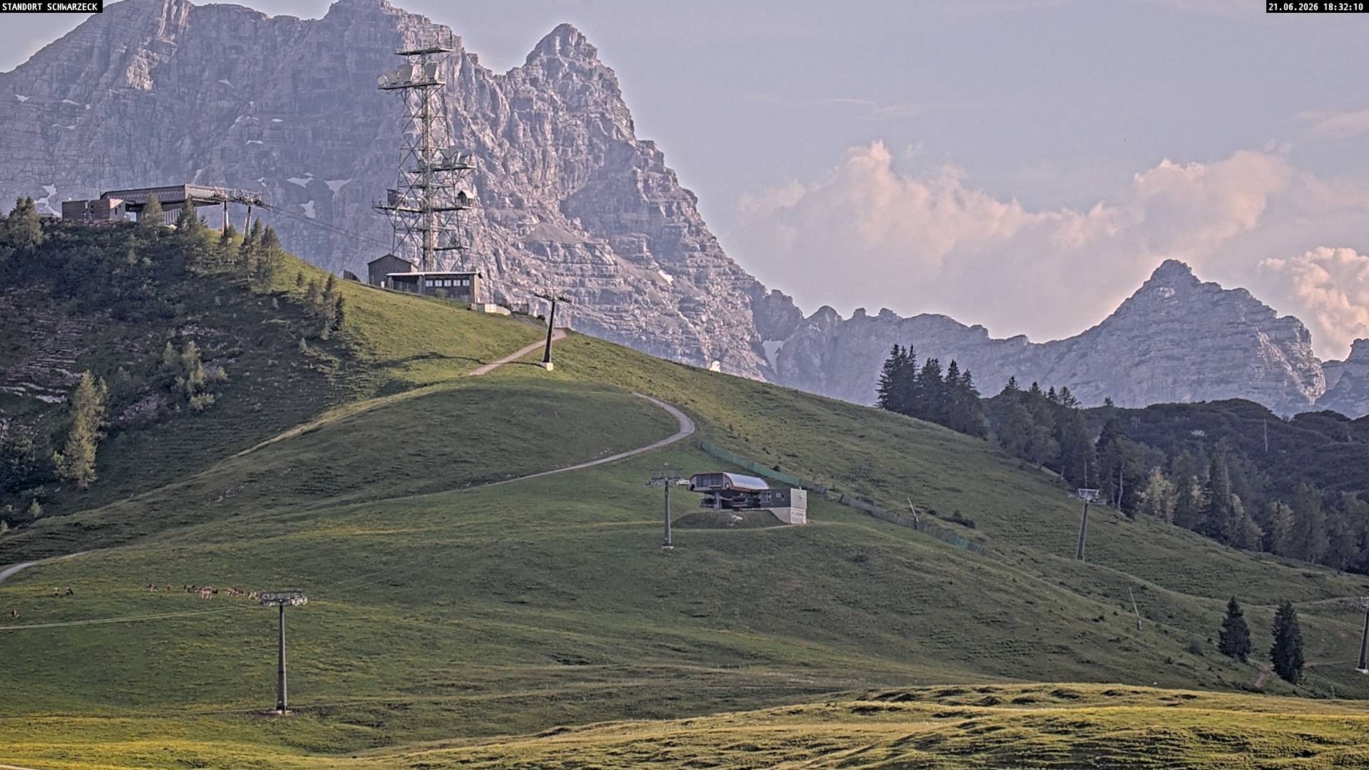 Archiv Foto Webcam Loferer Alm: Schönbühelblick