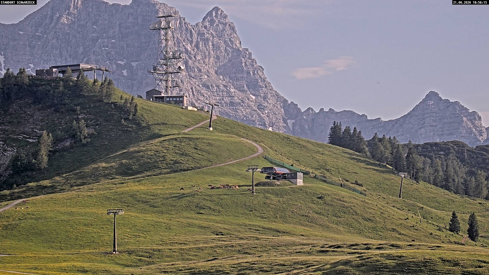 Archiv Foto Webcam Loferer Alm: Schönbühelblick