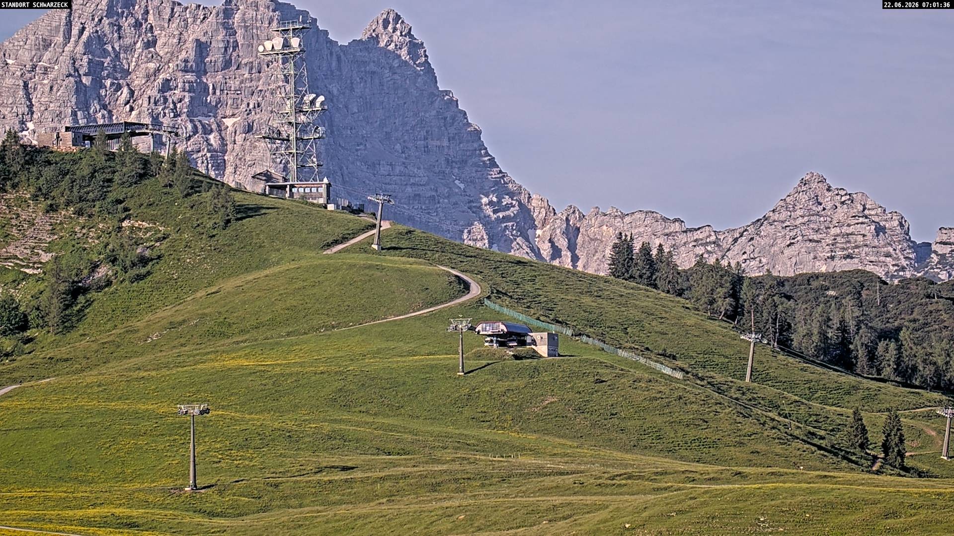 Archiv Foto Webcam Loferer Alm: Schönbühelblick