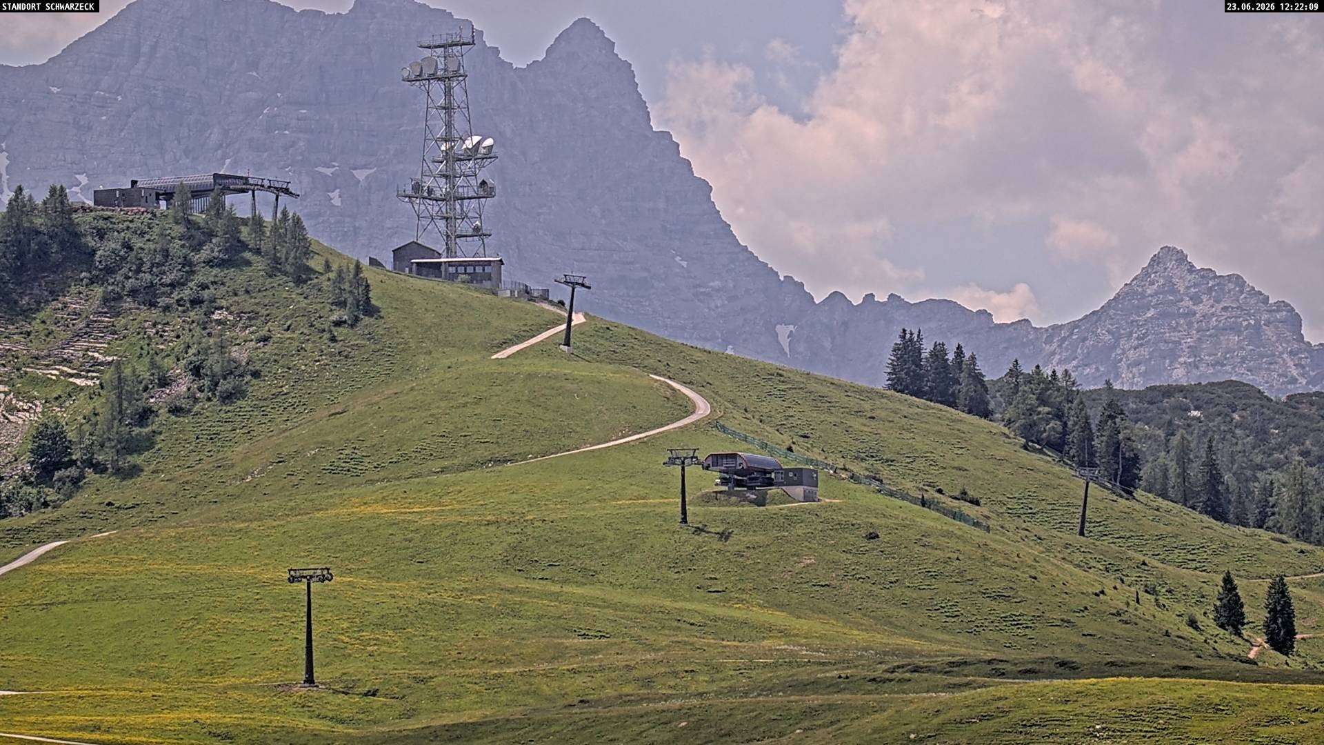 Archiv Foto Webcam Loferer Alm: Schönbühelblick