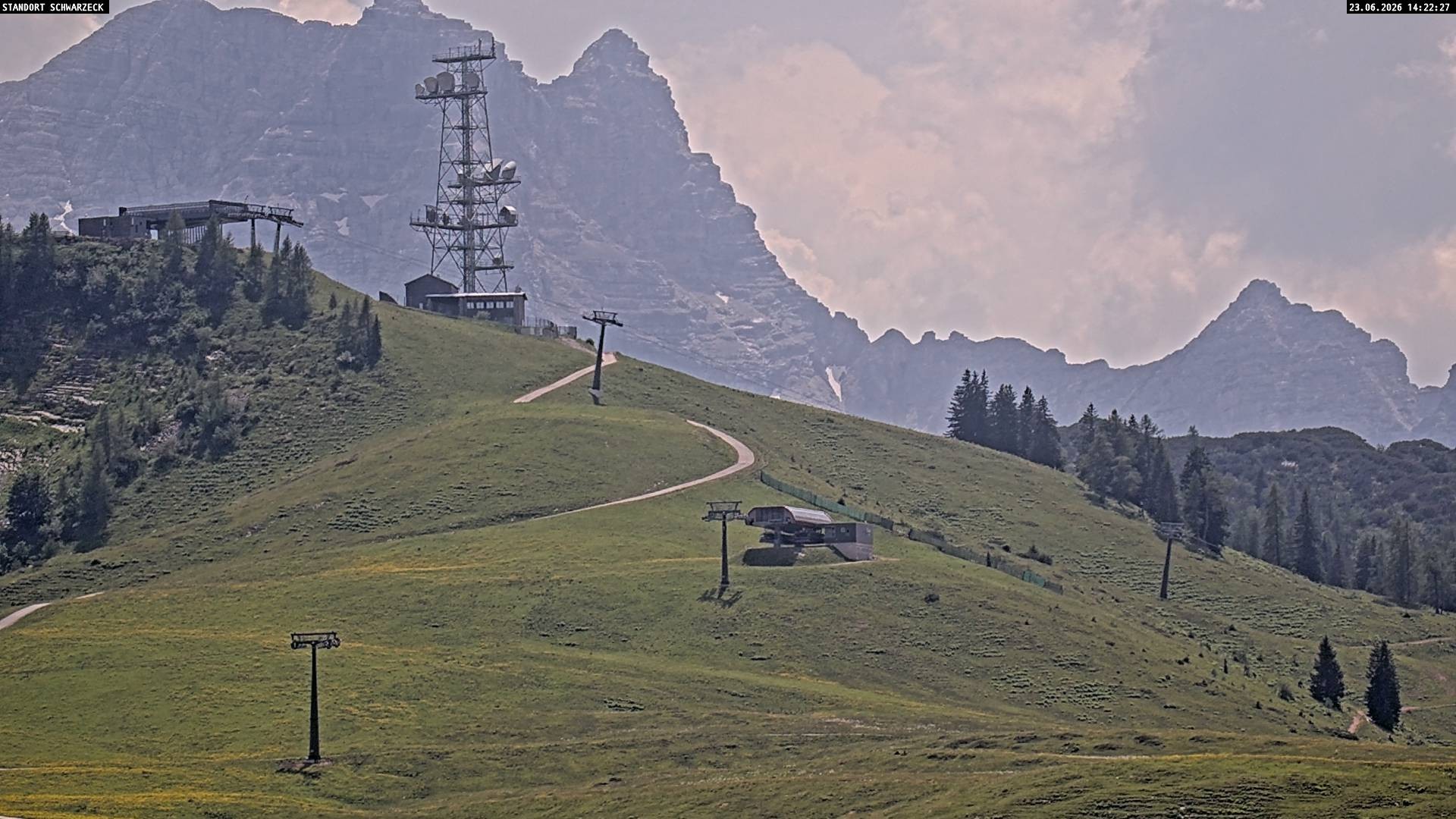Archiv Foto Webcam Loferer Alm: Schönbühelblick