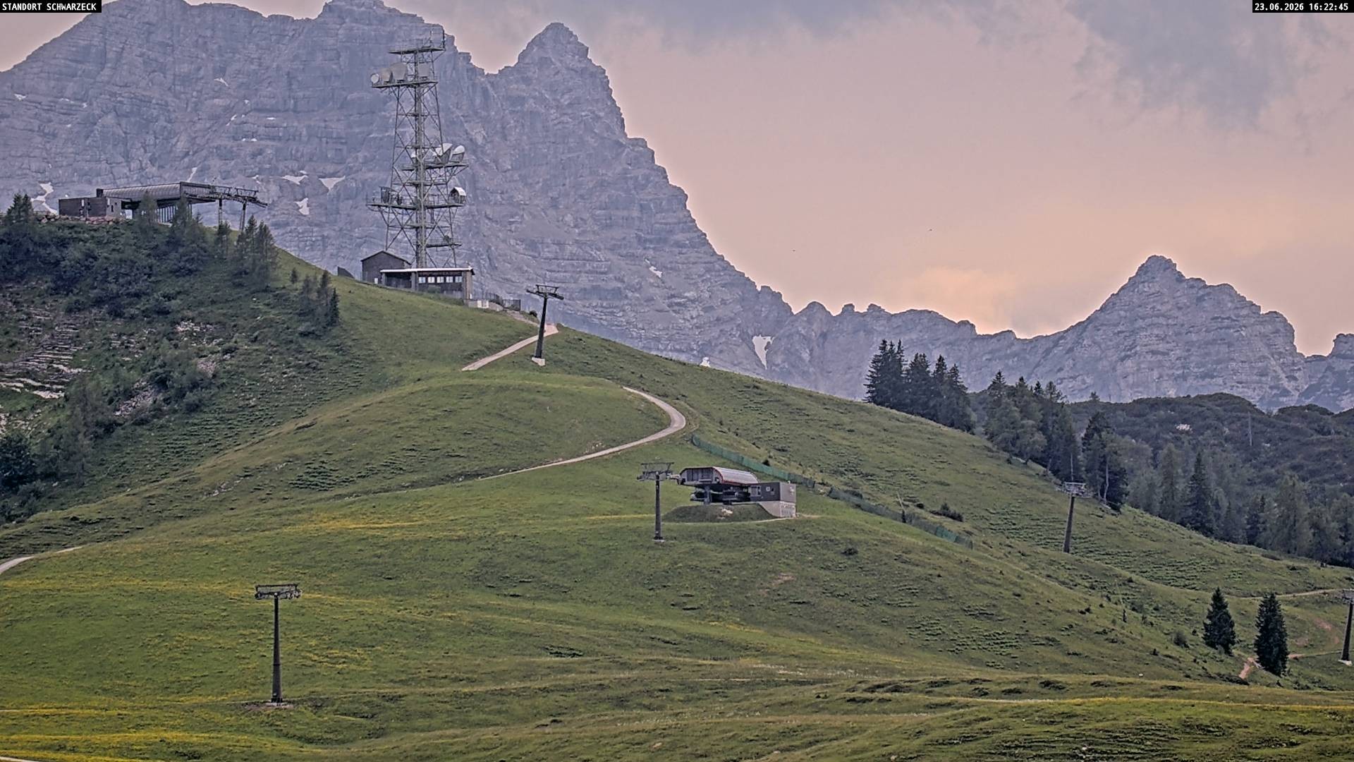 Archiv Foto Webcam Loferer Alm: Schönbühelblick